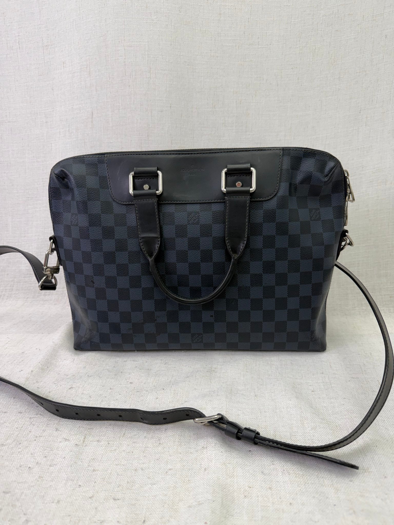 Louis Vuitton Damier Cobalt Jour Documents Bag