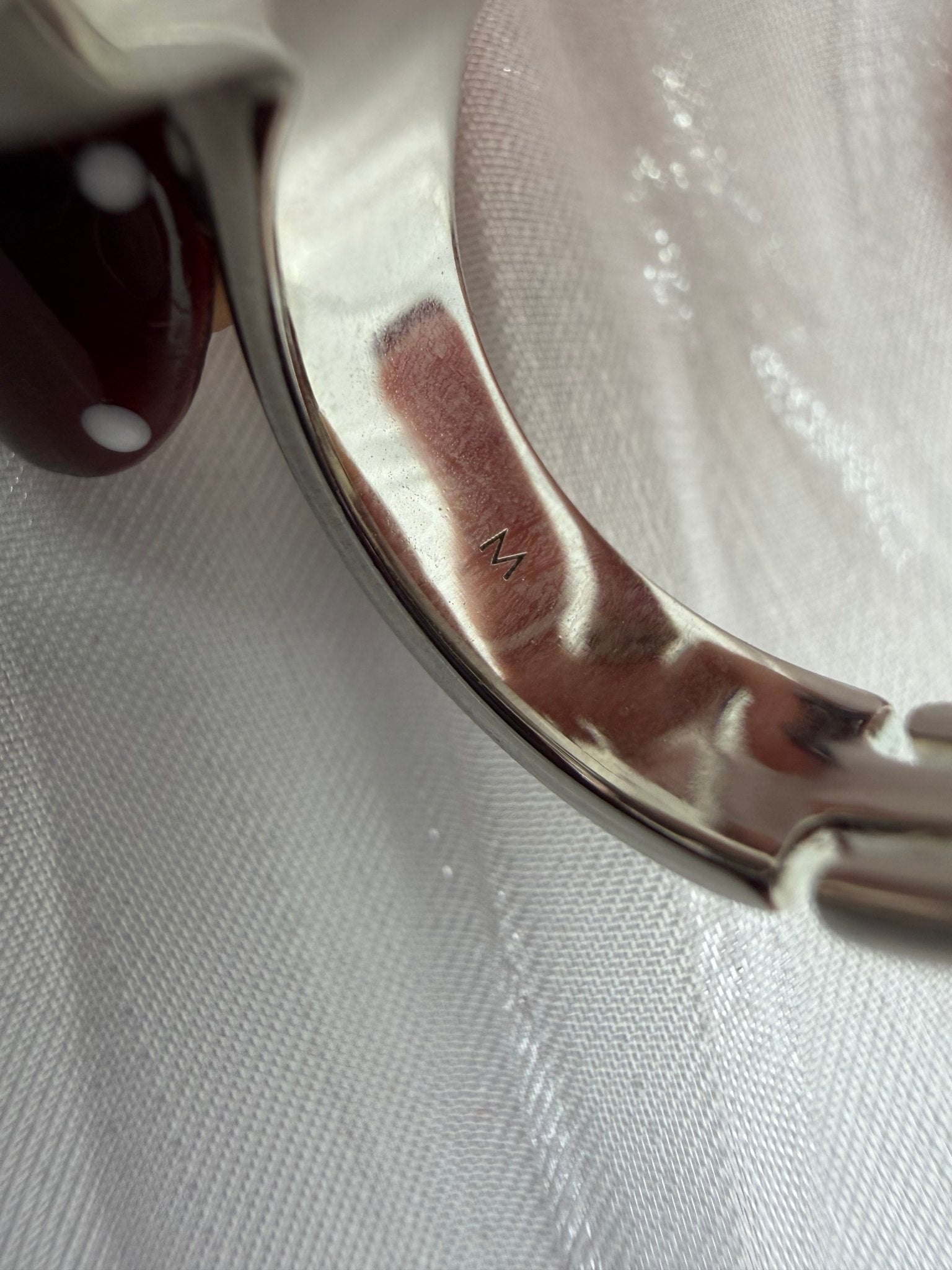 Louis Vuitton Red & Blue Enamel Fairy Tale Ring Size 5.5