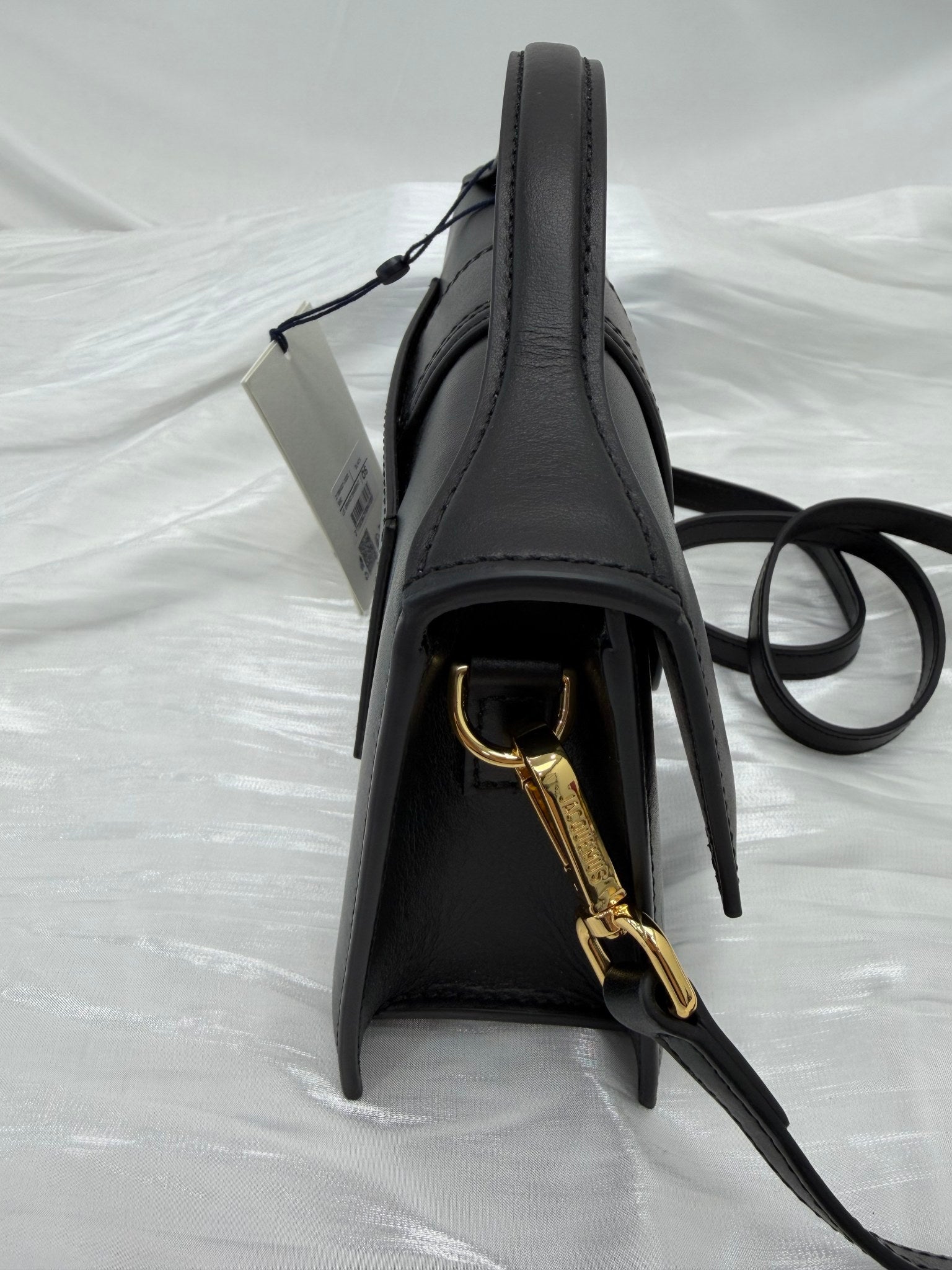 BRAND NEW- Jacquemus Black Leather Le Grand Bambino 2way Bag