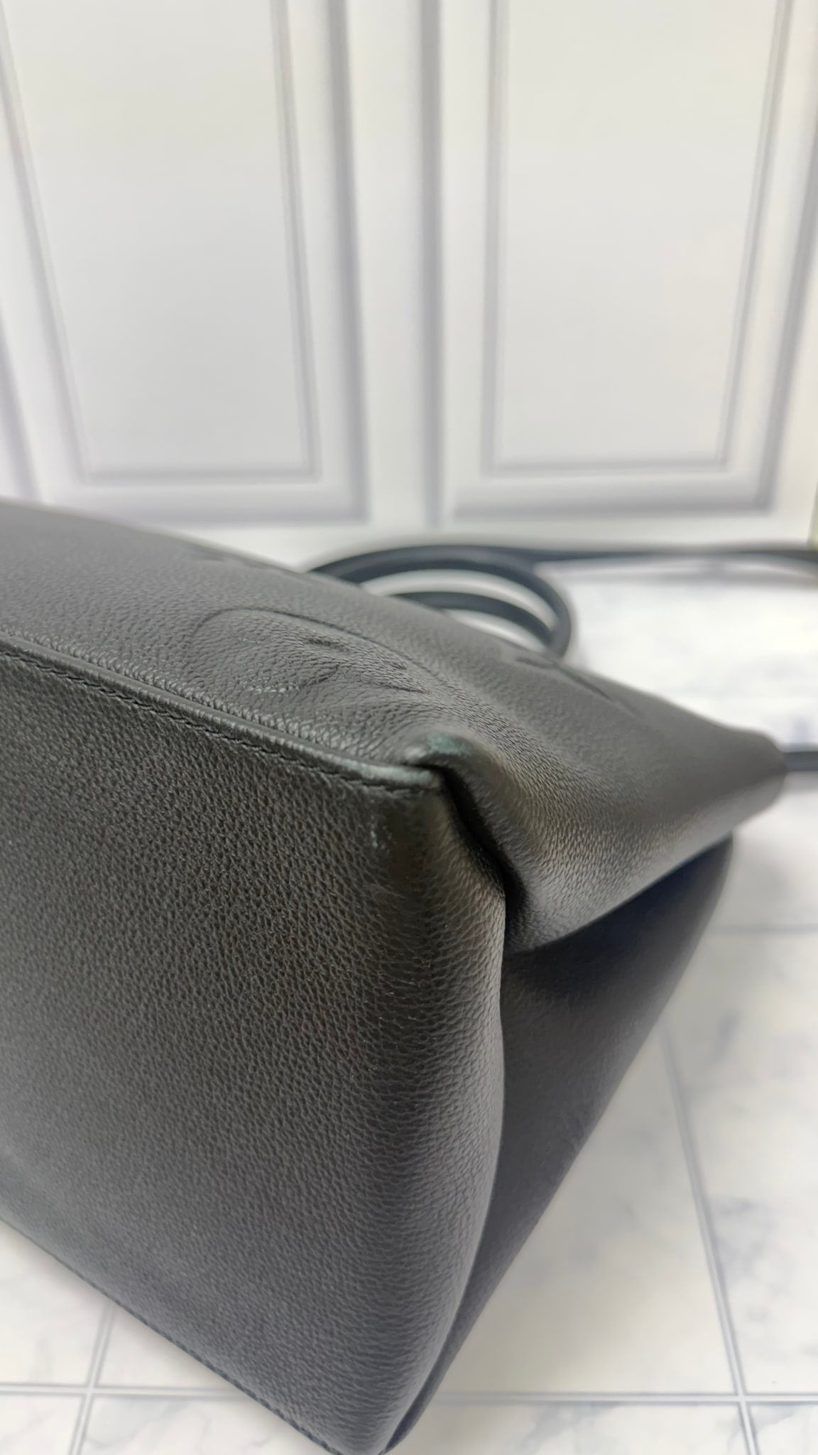 Louis Vuitton Black Monogram Empreinte Leather Grand Palais 2Way Bag
