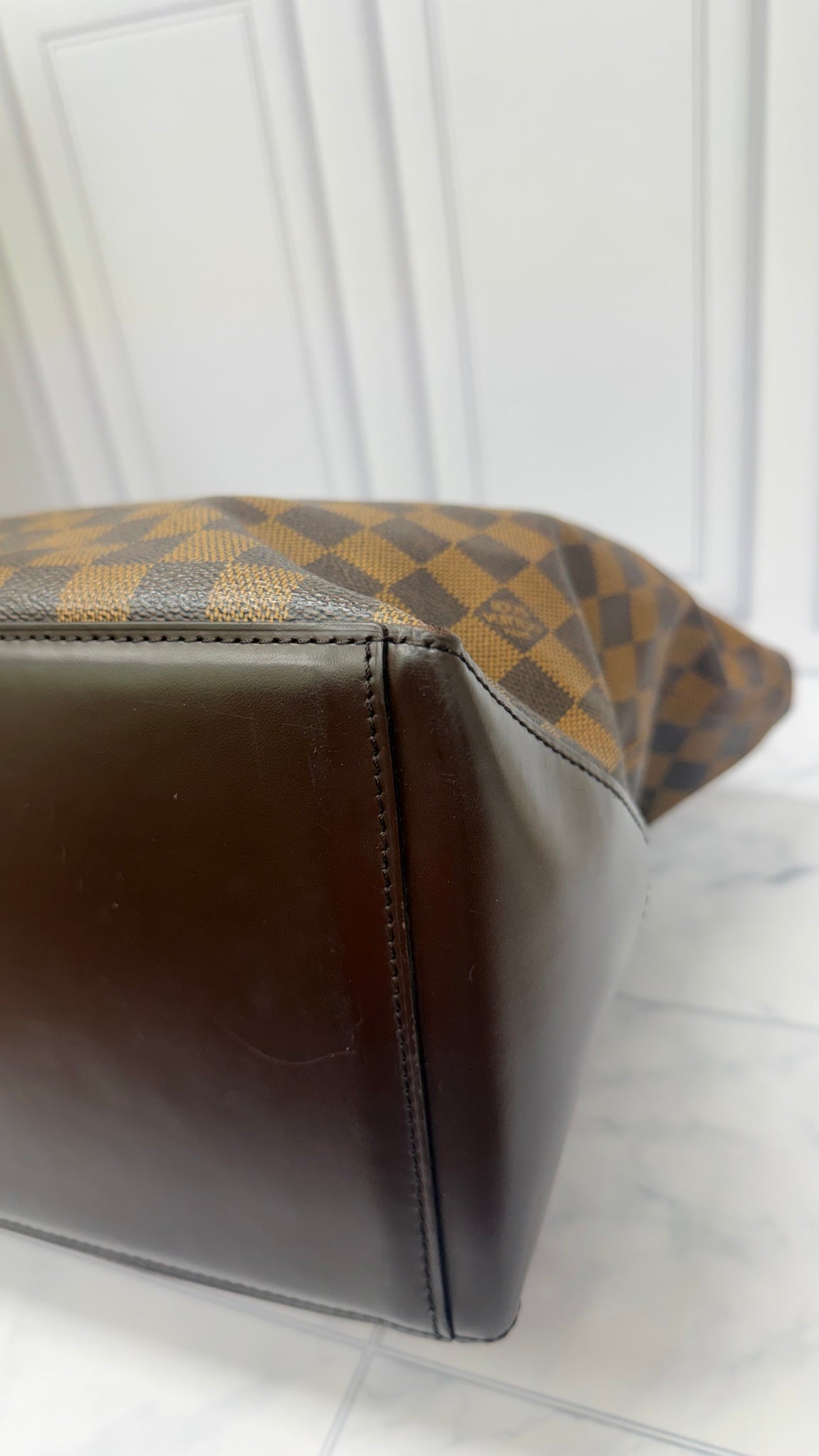 Louis Vuitton Damier Ebene Cabas Mezzo Tote Bag