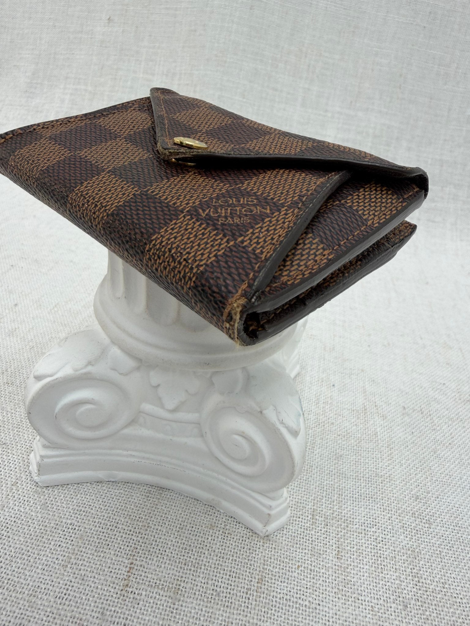 Louis Vuitton Damier Ebene Origami Compact Wallet