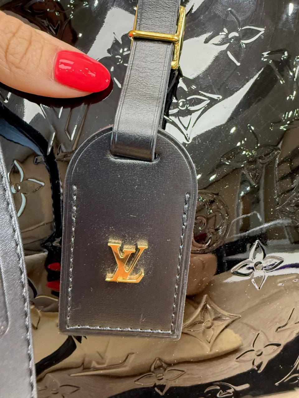 Louis Vuitton Black Vernis Boite Chapeau Souple MM