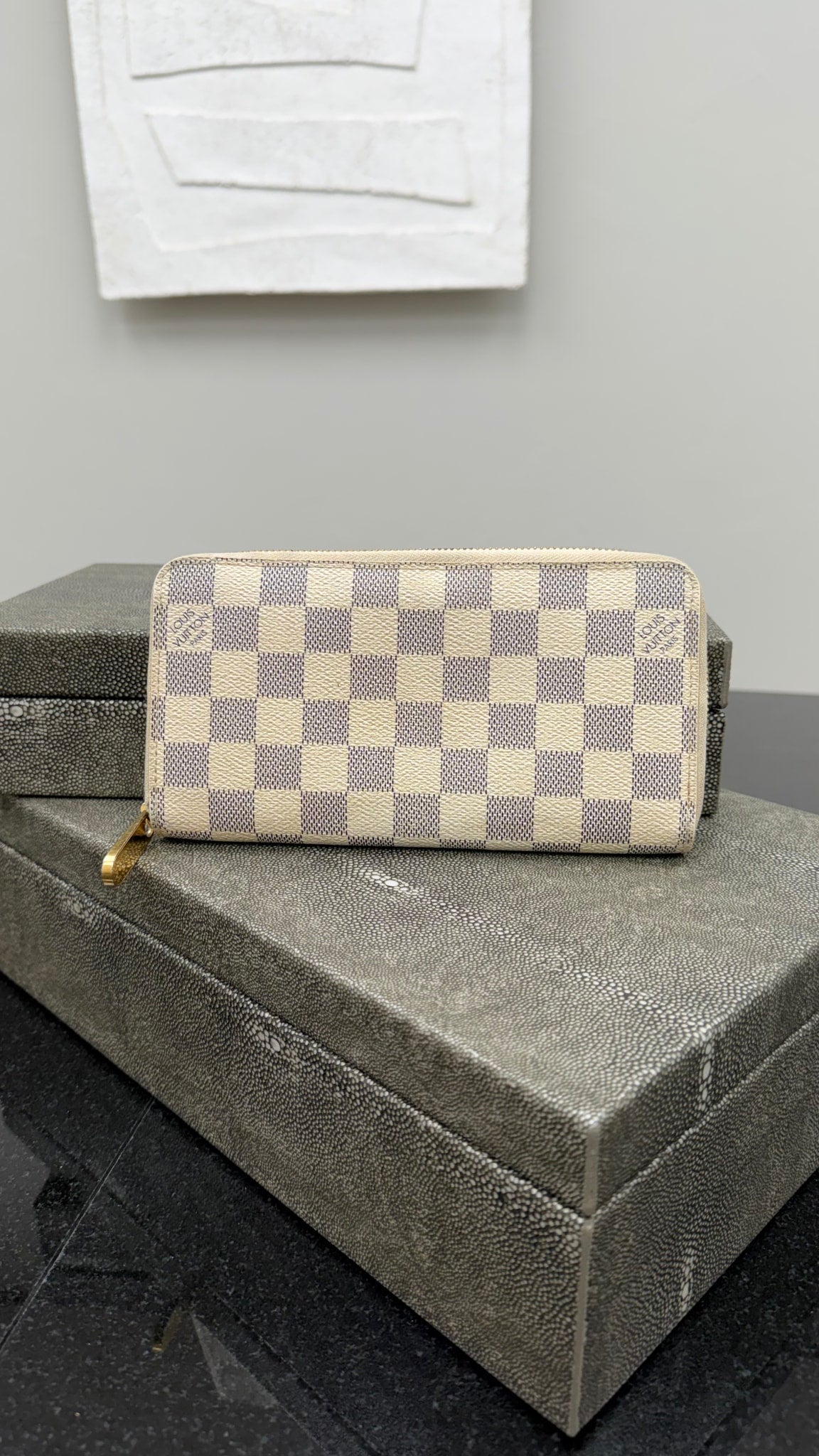 Louis Vuitton Damier Azur Zippy Wallet