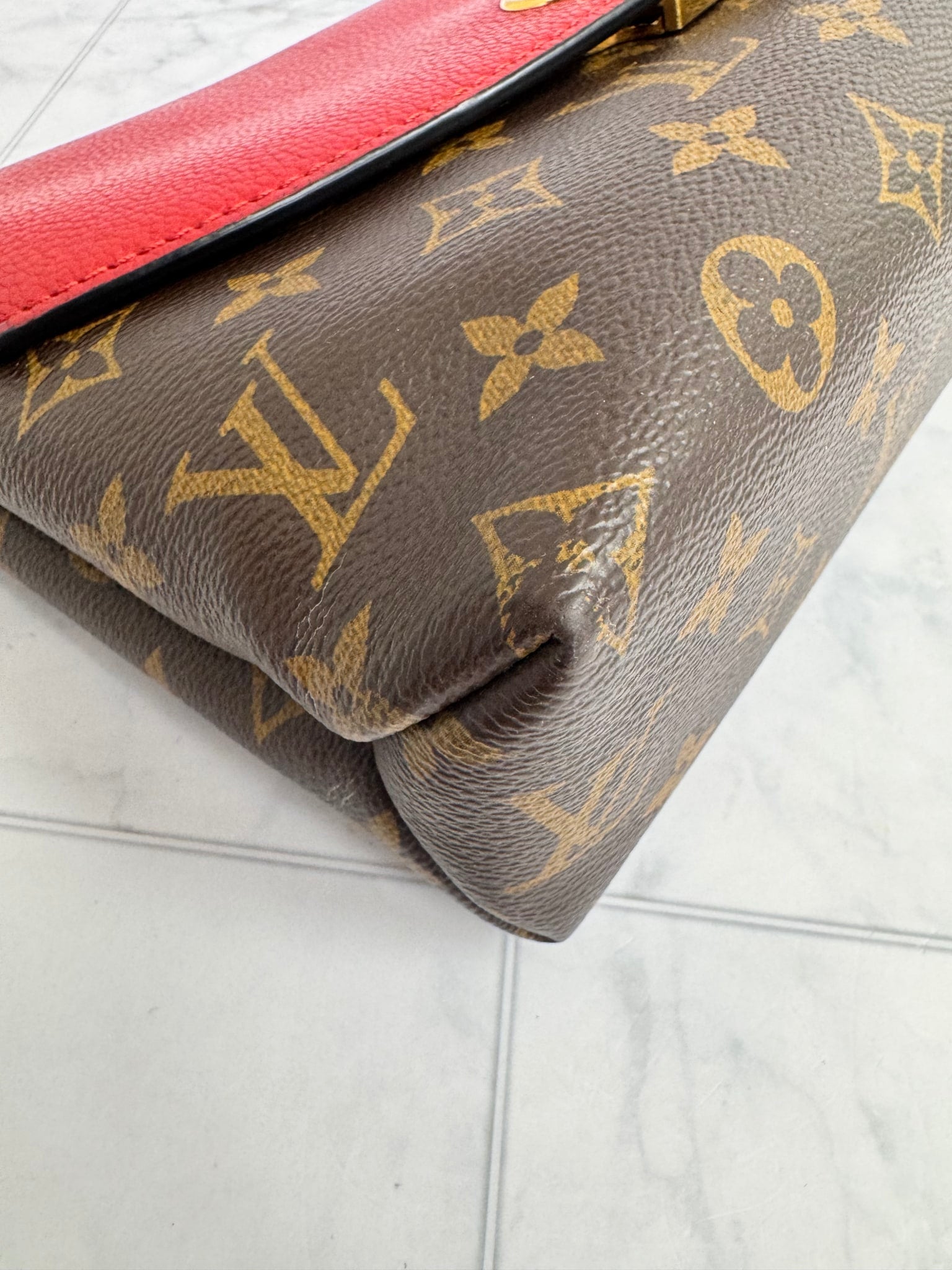 Louis Vuitton Monogram And Red Saint Placide