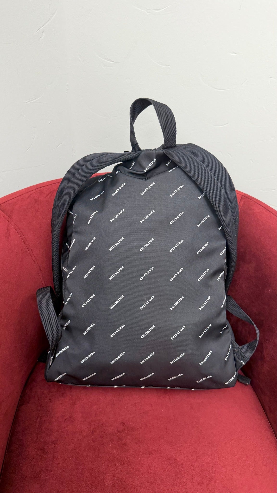 Balenciaga Printed Nylon Explorer Backpack