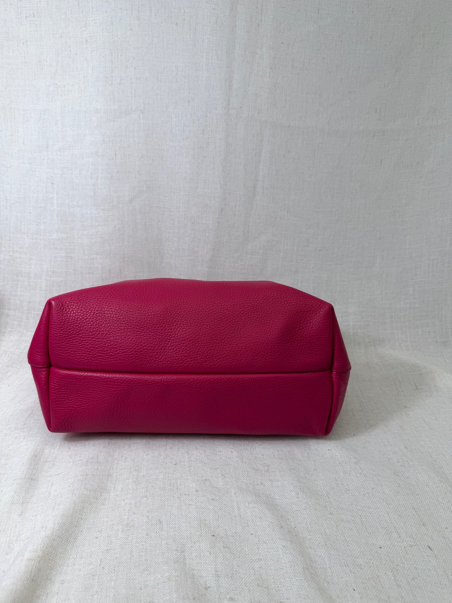 Ferragamo Pink Pebbled Leather Shoulder Bag