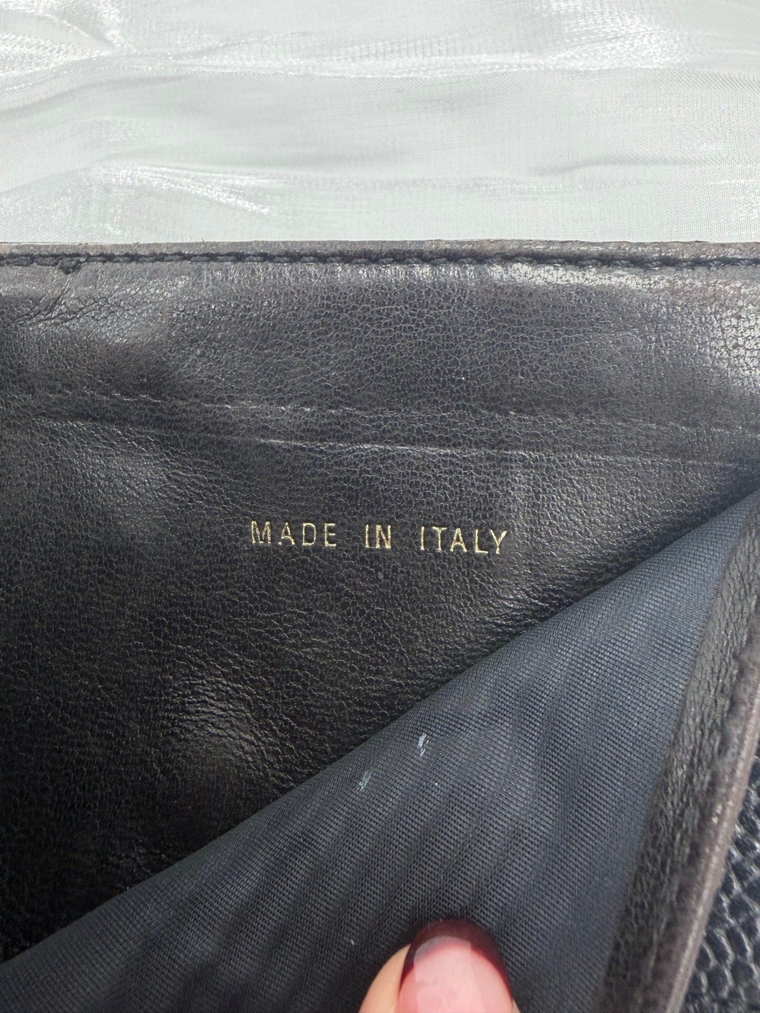 Chanel Black Caviar CC Compact Wallet