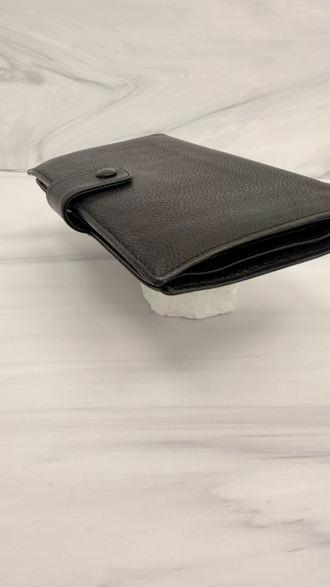 Chanel Black Caviar Leather CC Wallet