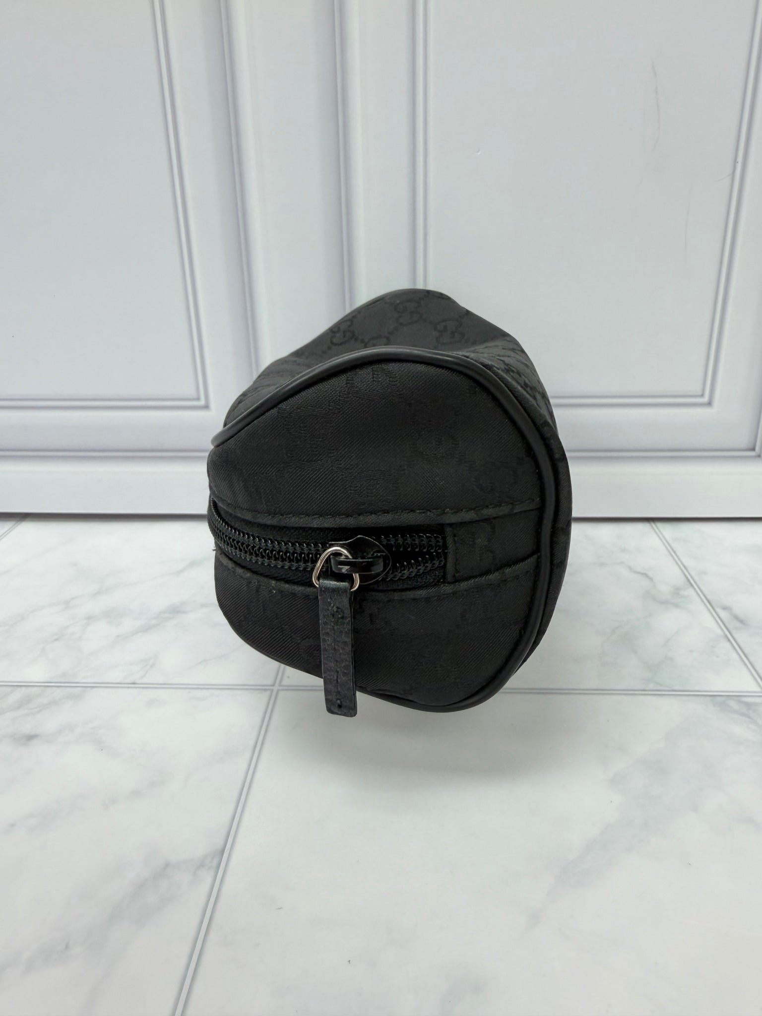 Gucci Black GG Canvas Cosmetic Pouch