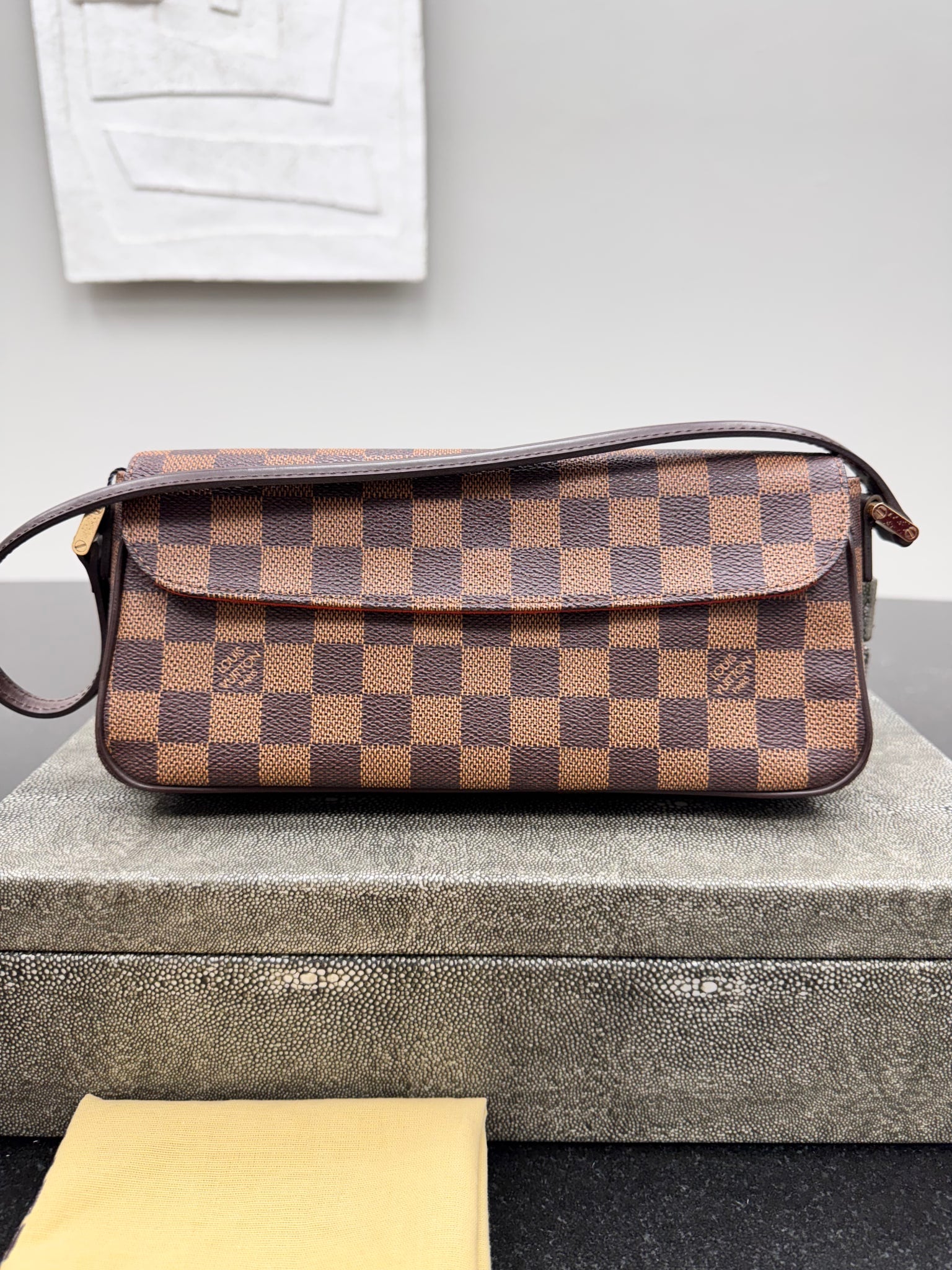 Louis Vuitton Damier Ebene Recoleta Shoulder Bag
