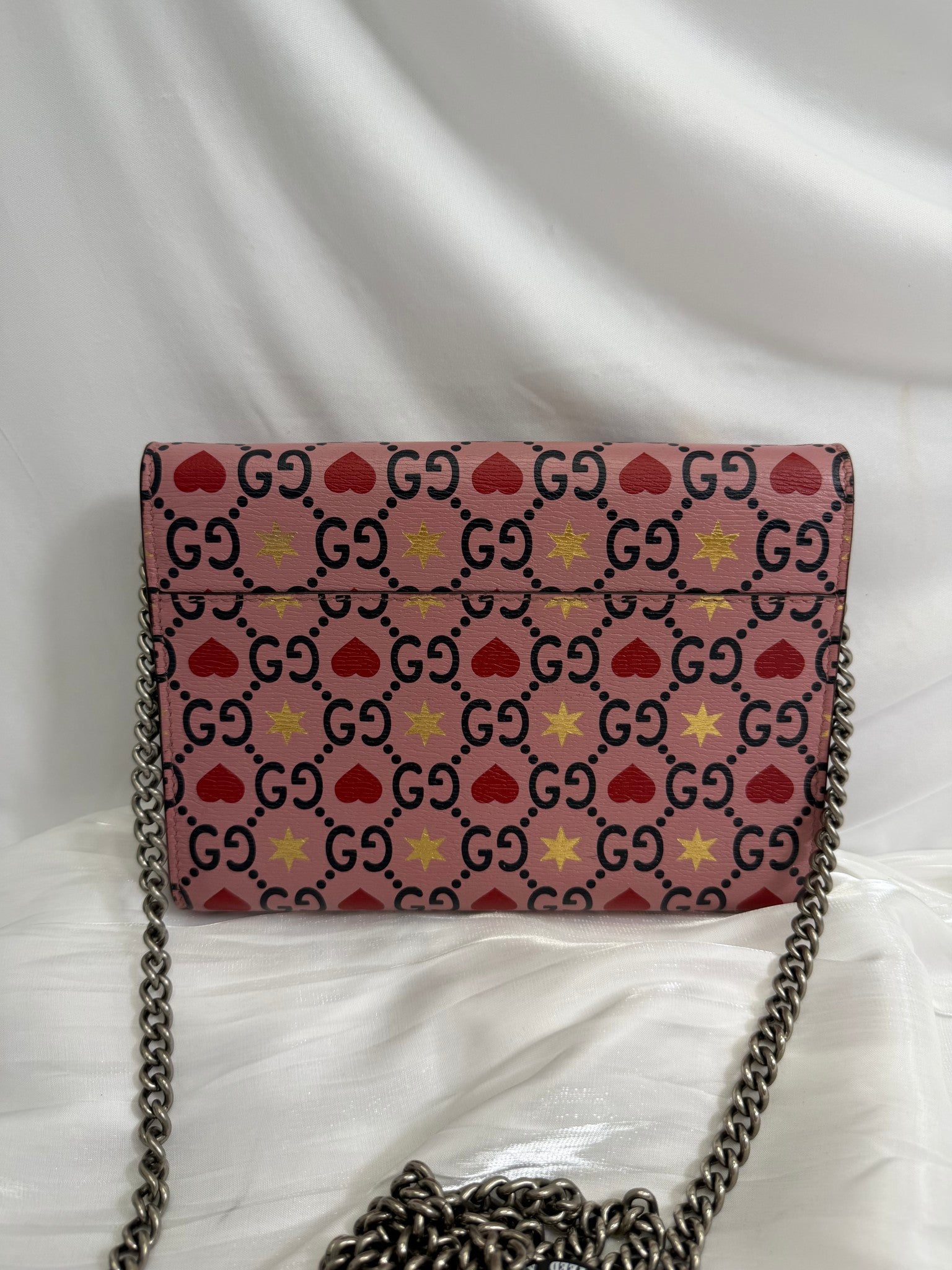 Gucci GG Valentines Day Limited Edition Dionysus Wallet On Chain