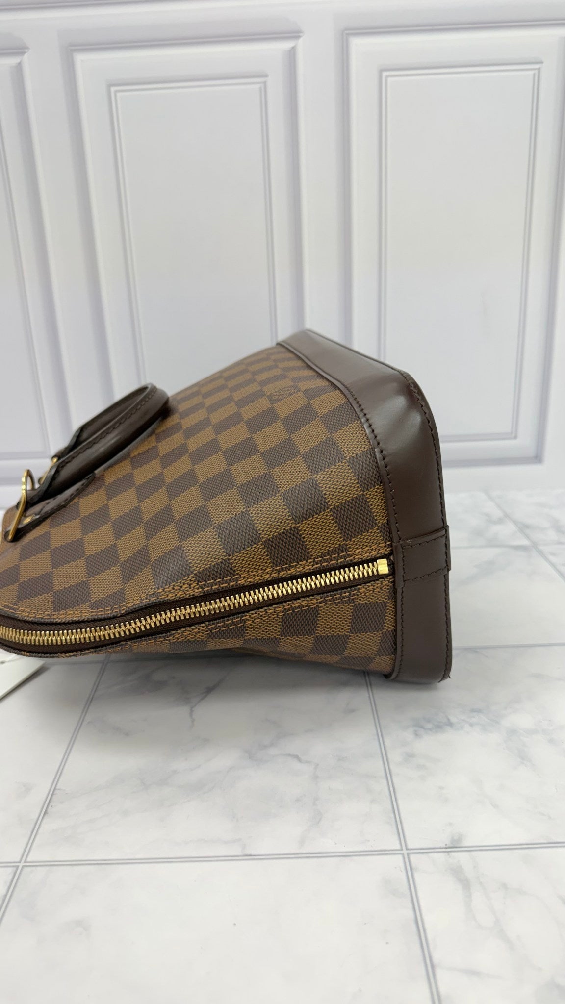 Louis Vuitton Damier Ebene Alma PM Handbag