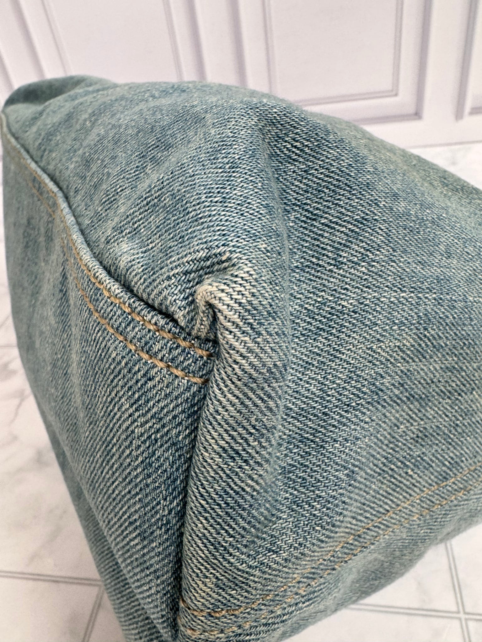 Gucci Blue Denim Medium Soho Tote Bag