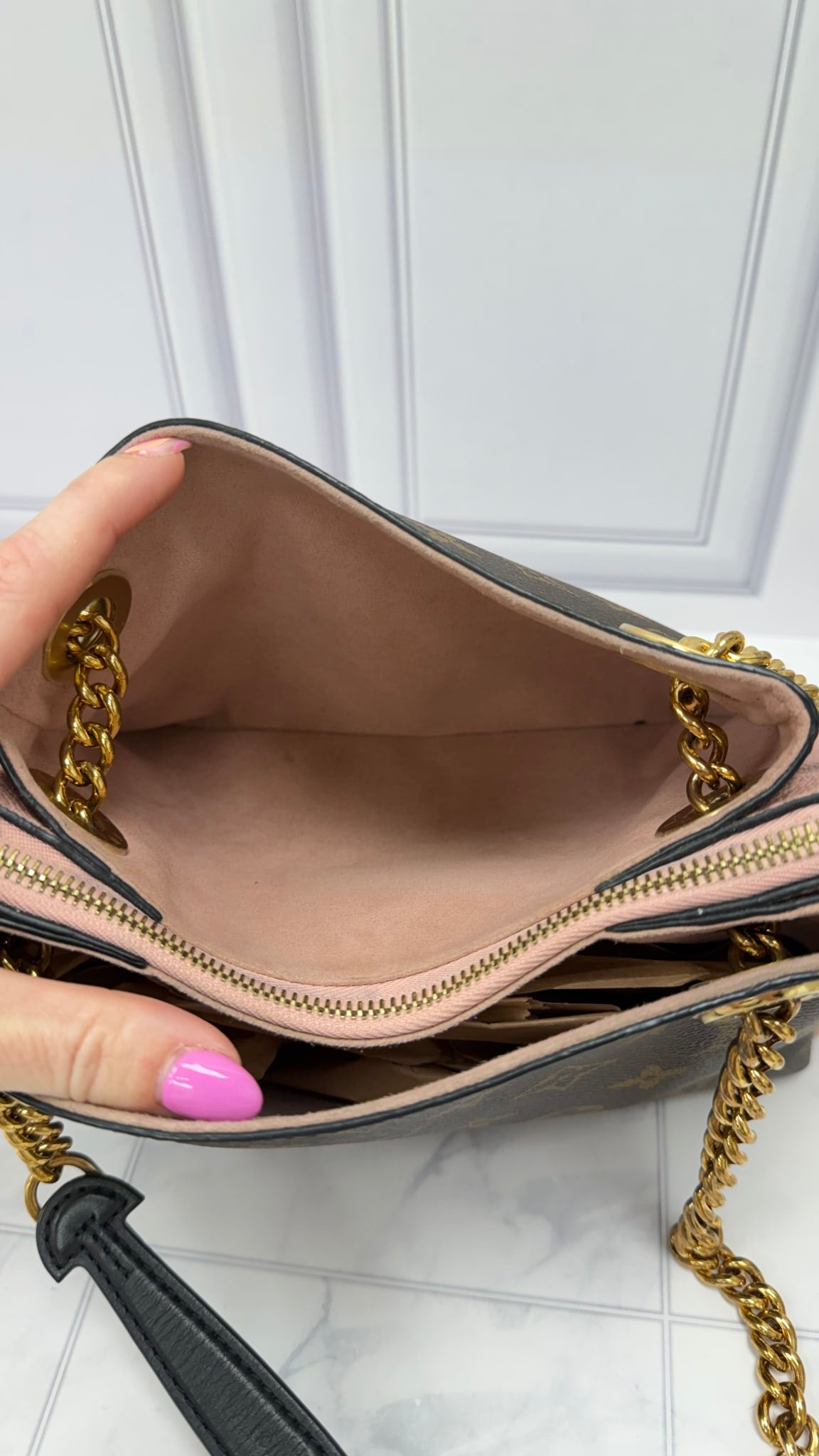 Louis Vuitton Monogram & Pink Surene BB