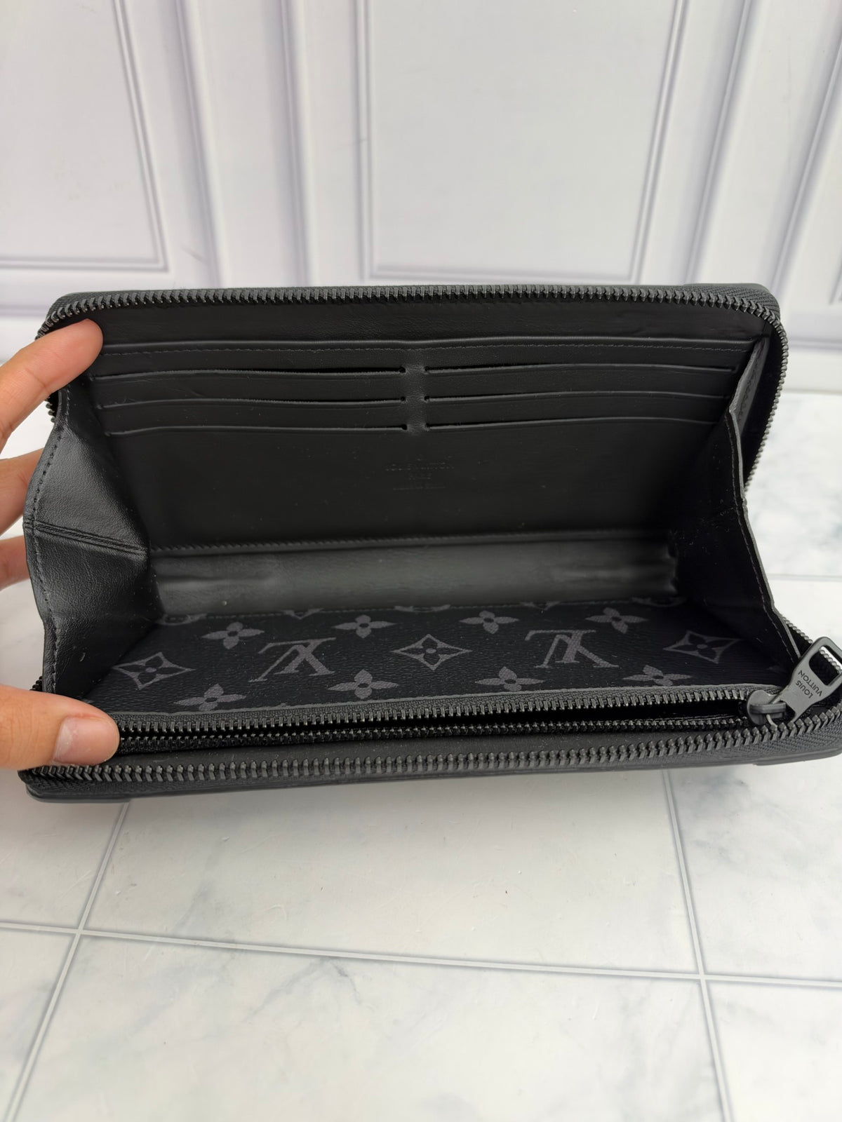 Louis Vuitton Monogram Eclipse Trunk Zippy Wallet