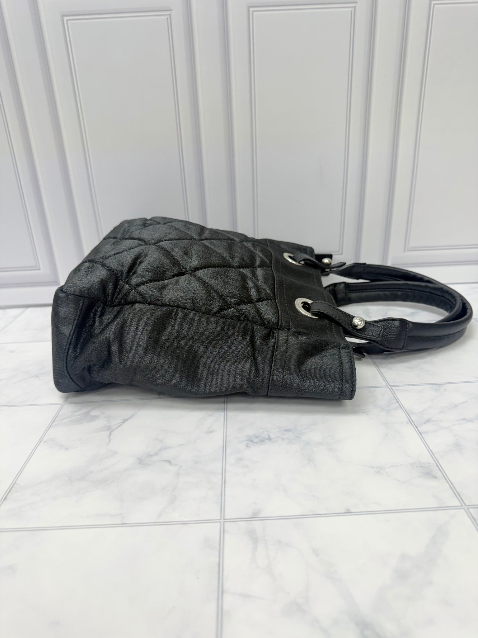 Chanel Black Coated Canvas Paris Biarritz Tote Bag