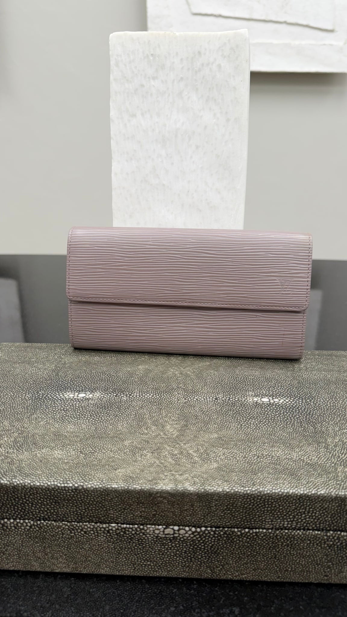 Louis Vuitton Lavender Epi Sarah Wallet