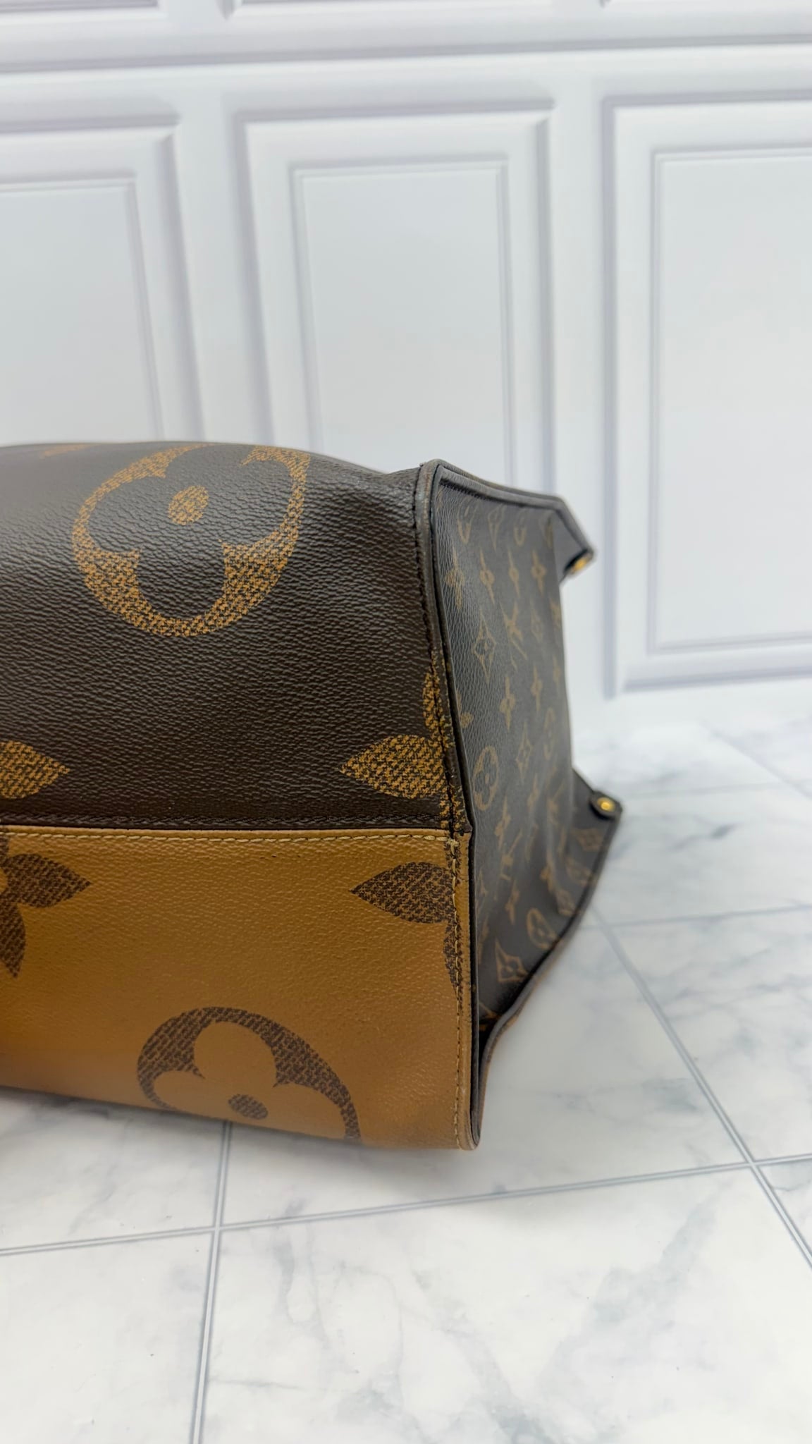 Louis Vuitton Reverse Monogram Giant On The Go GM Tote Bag