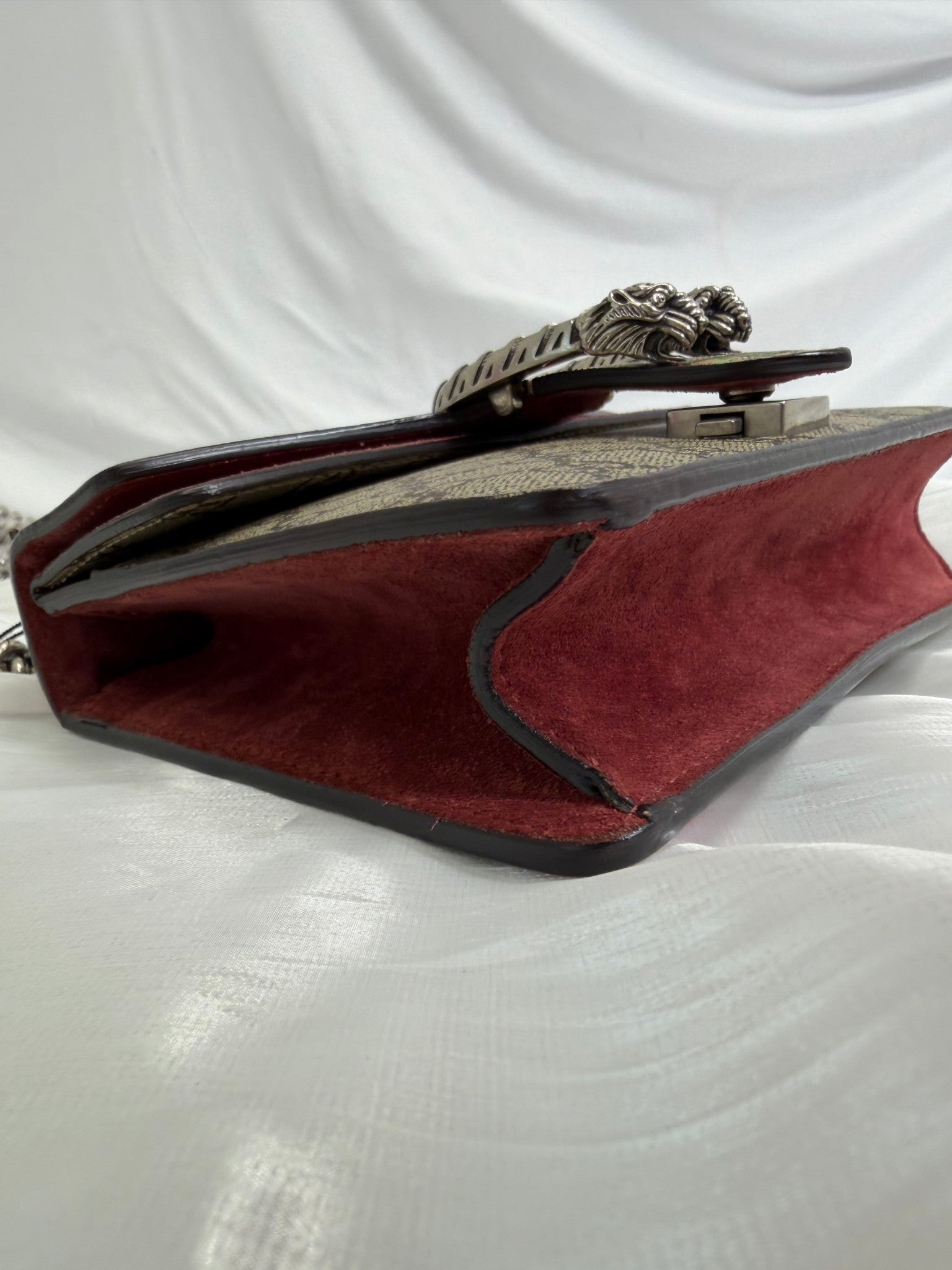 Gucci GG Supreme Pink Blooms Mini Dionysus Bag