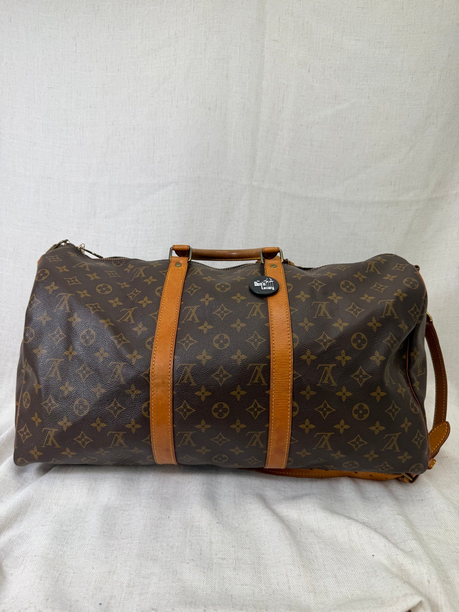 Louis Vuitton Monogram Keepaall 50 Duffle Bag