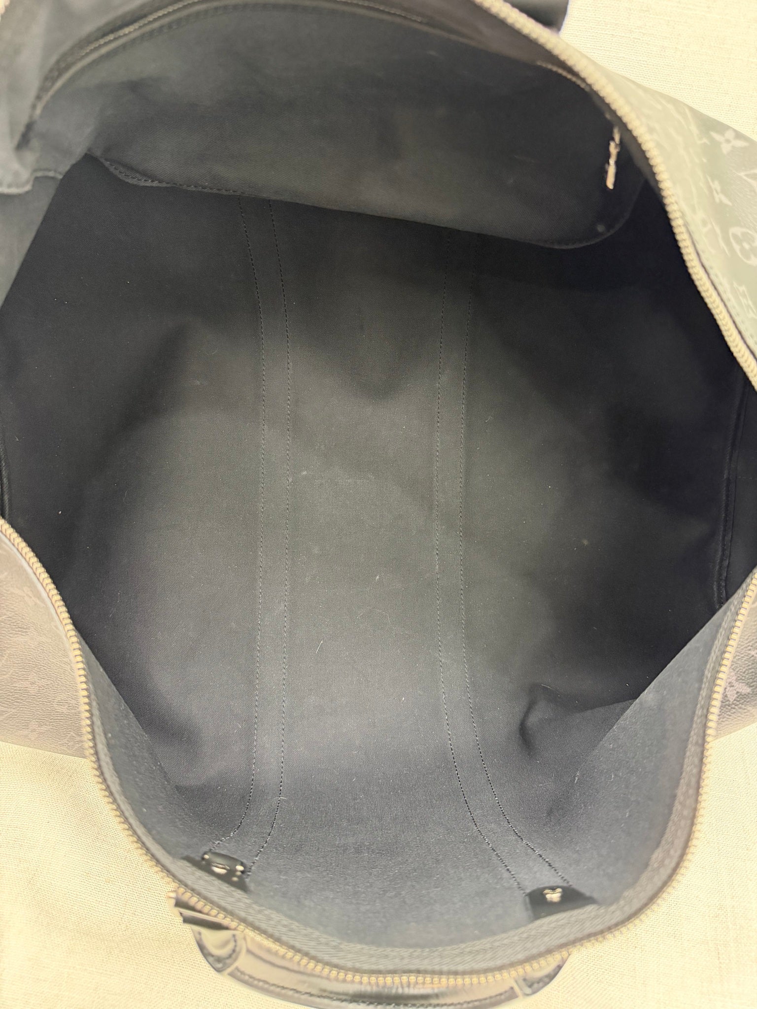 Louis Vuitton Monogram Eclipse Keepall 55 Bandouliere