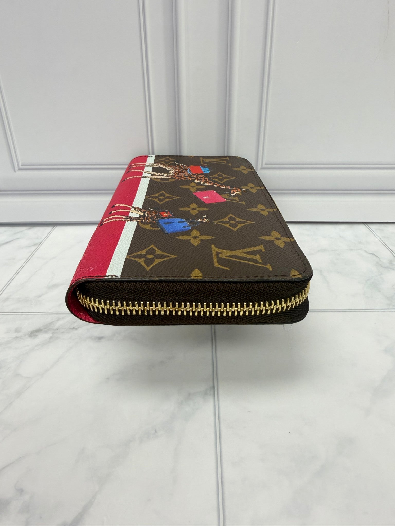 Louis Vuitton Monogram Christmas Animation Zippy Wallet