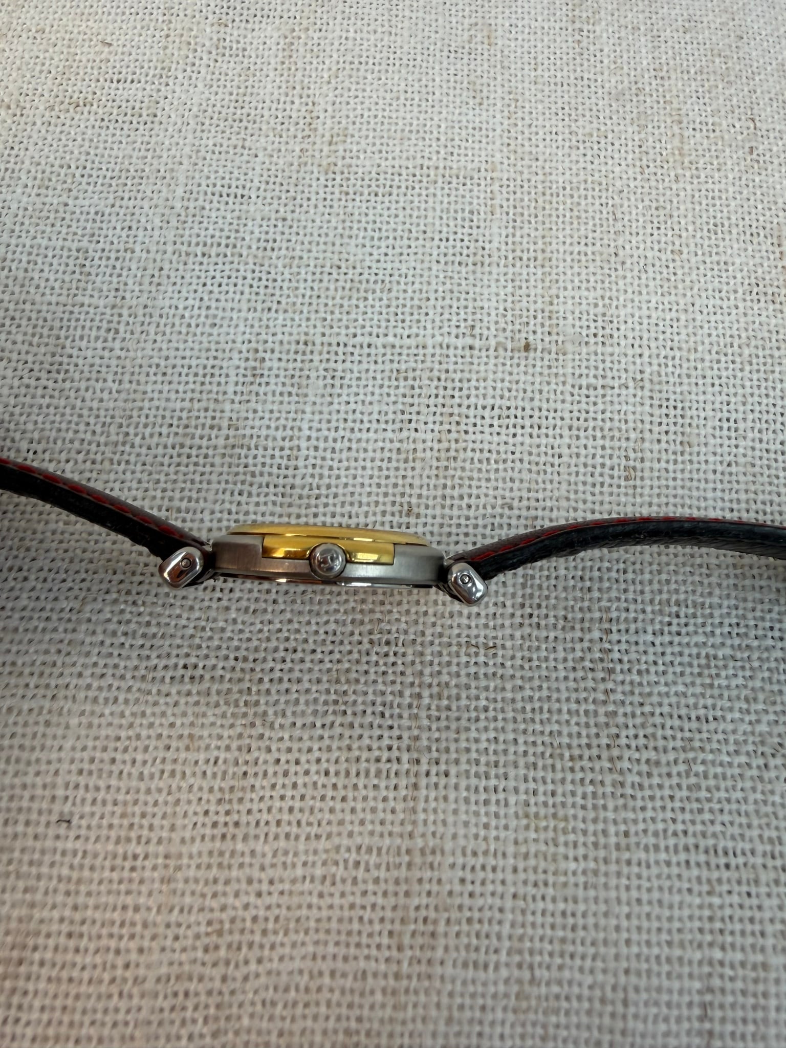 Hermes Bordeaux Leather Band Windsor Watch