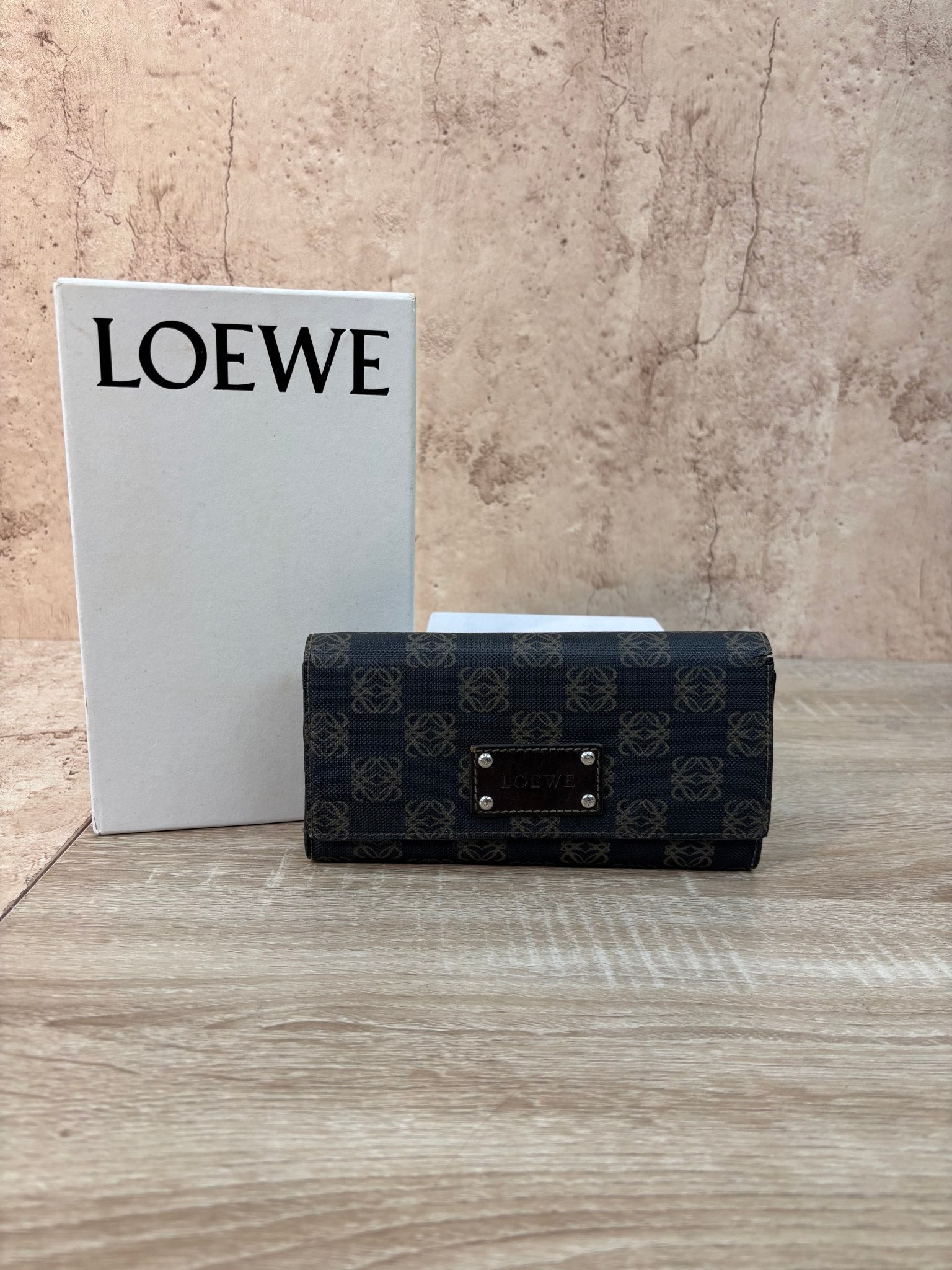 Loewe Coated Canvas Anagram Bifold Wallet