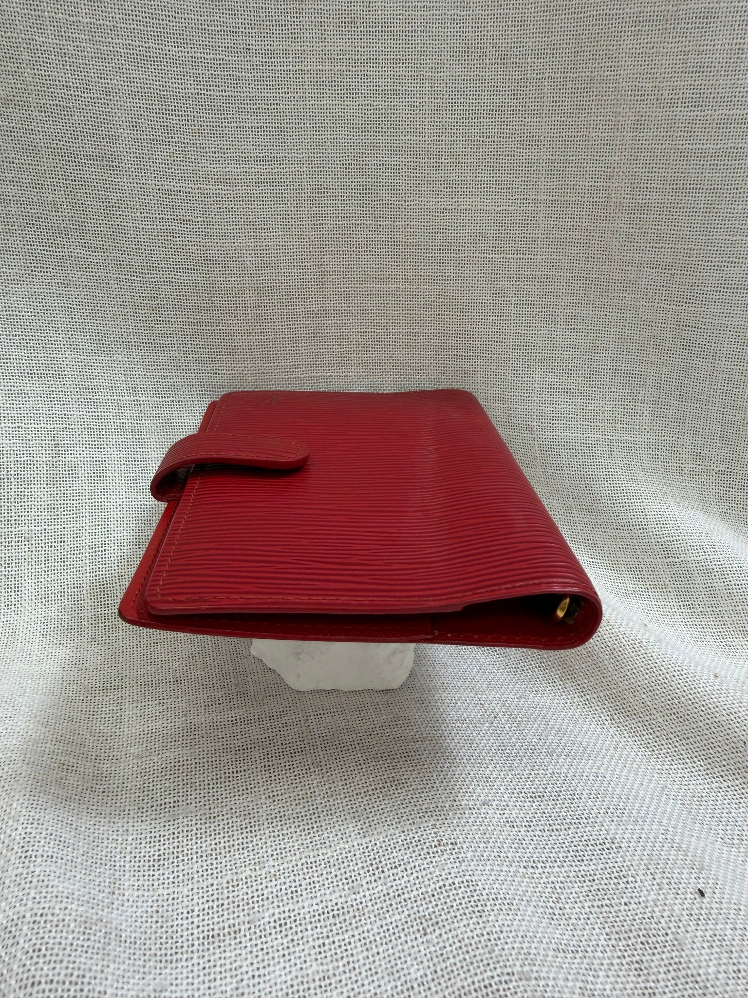 Louis Vuitton Red Epi Leather Passport Agenda Cover