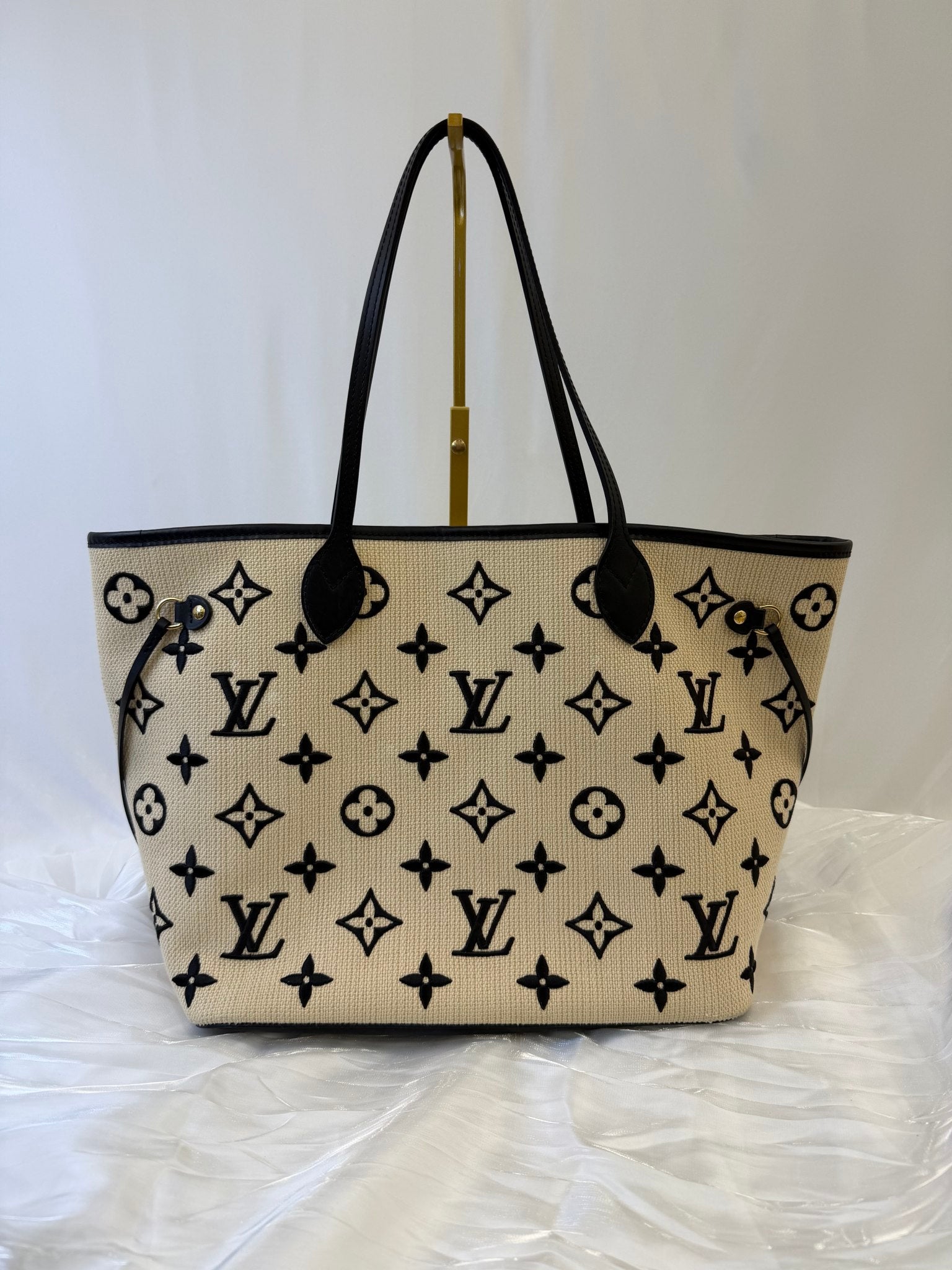Louis Vuitton Raffia By The Pool Neverfull MM