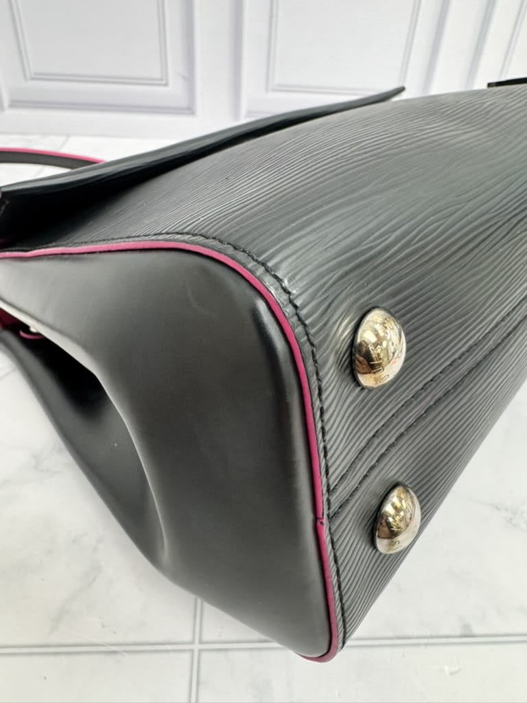 LIKE NEW - Louis Vuitton Black Epi Cluny Bag BB