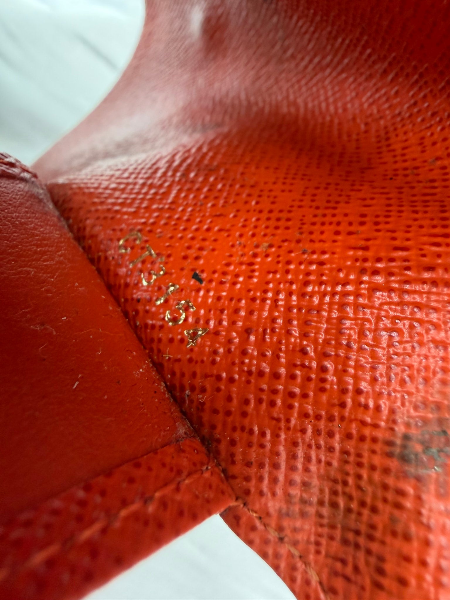 Louis Vuitton Monogram & Orange 4 Key Ring Case