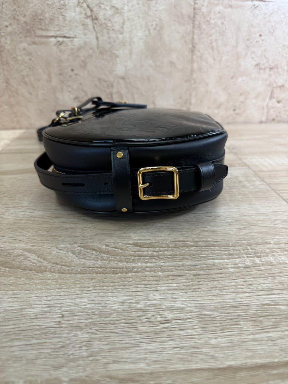 Louis Vuitton Black Vernis Boite Chapeau Souple MM
