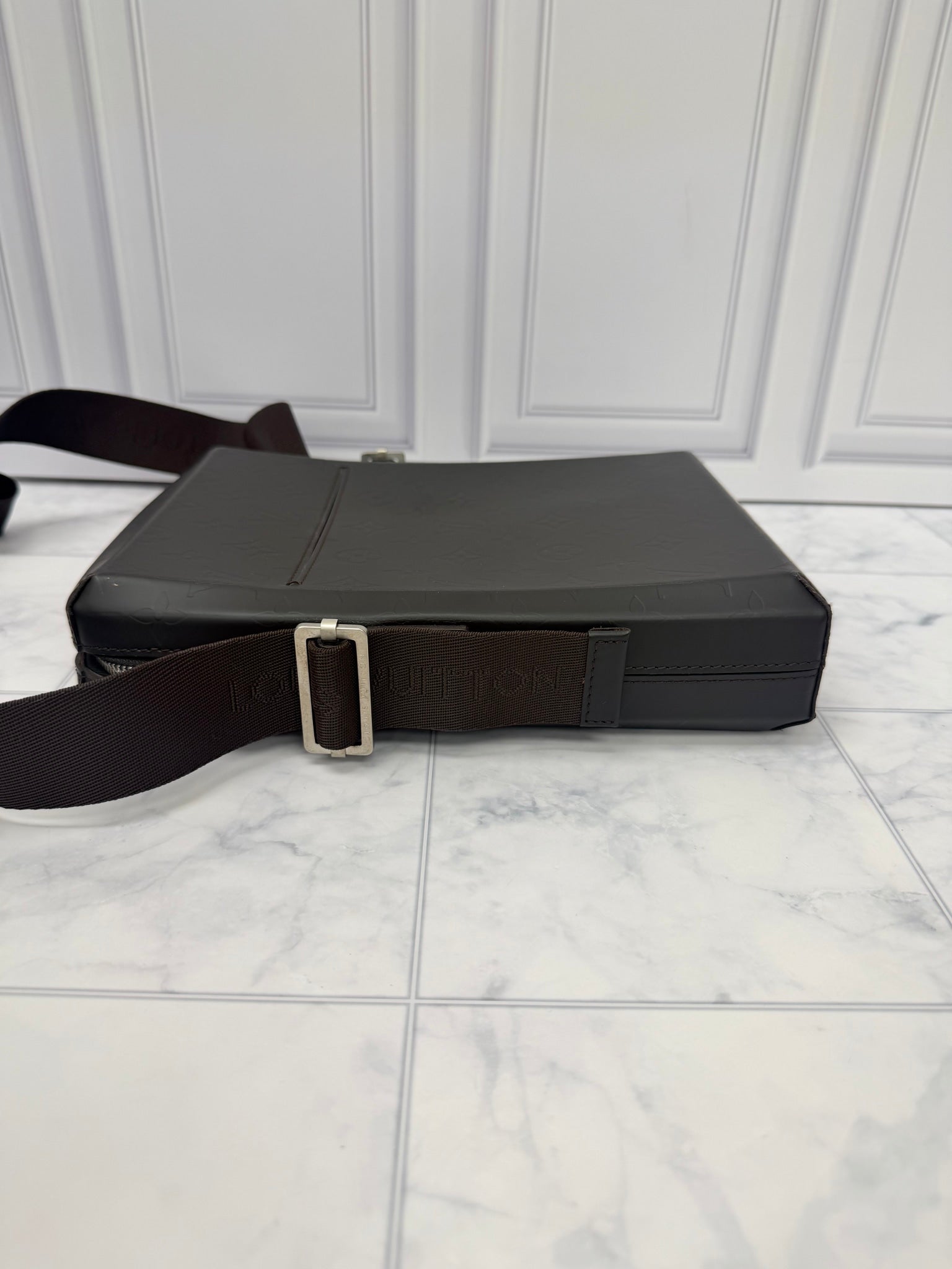 Louis Vuitton Monogram Chocolate Brown Leather Bobby Crossbody Bag