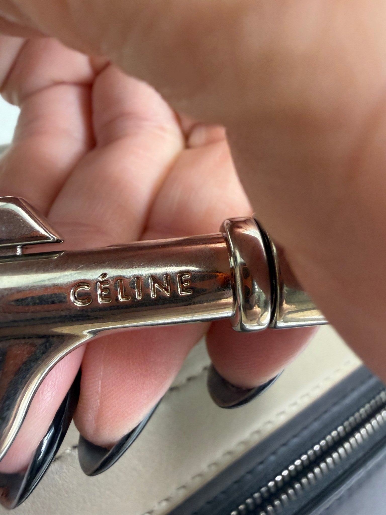 Celine Multicolor Trapeze Two Way Bag