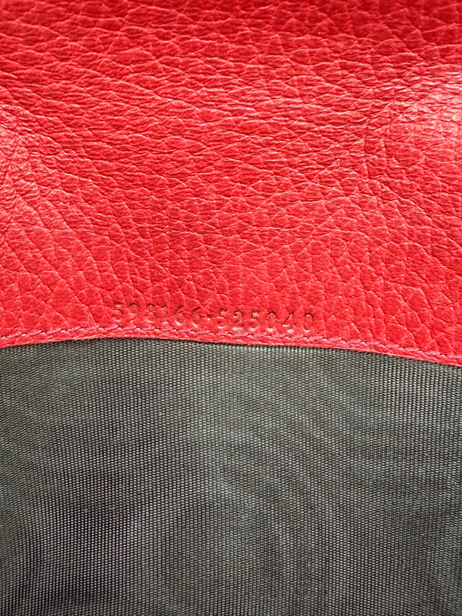 Gucci Red Leather Interlocking G Long Wallet