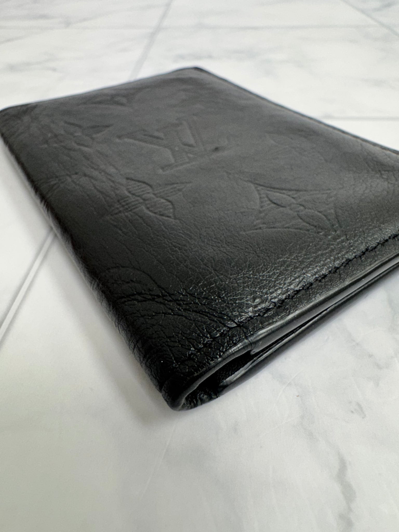 Louis Vuitton Black Monogram Shadow Pocket Organizer