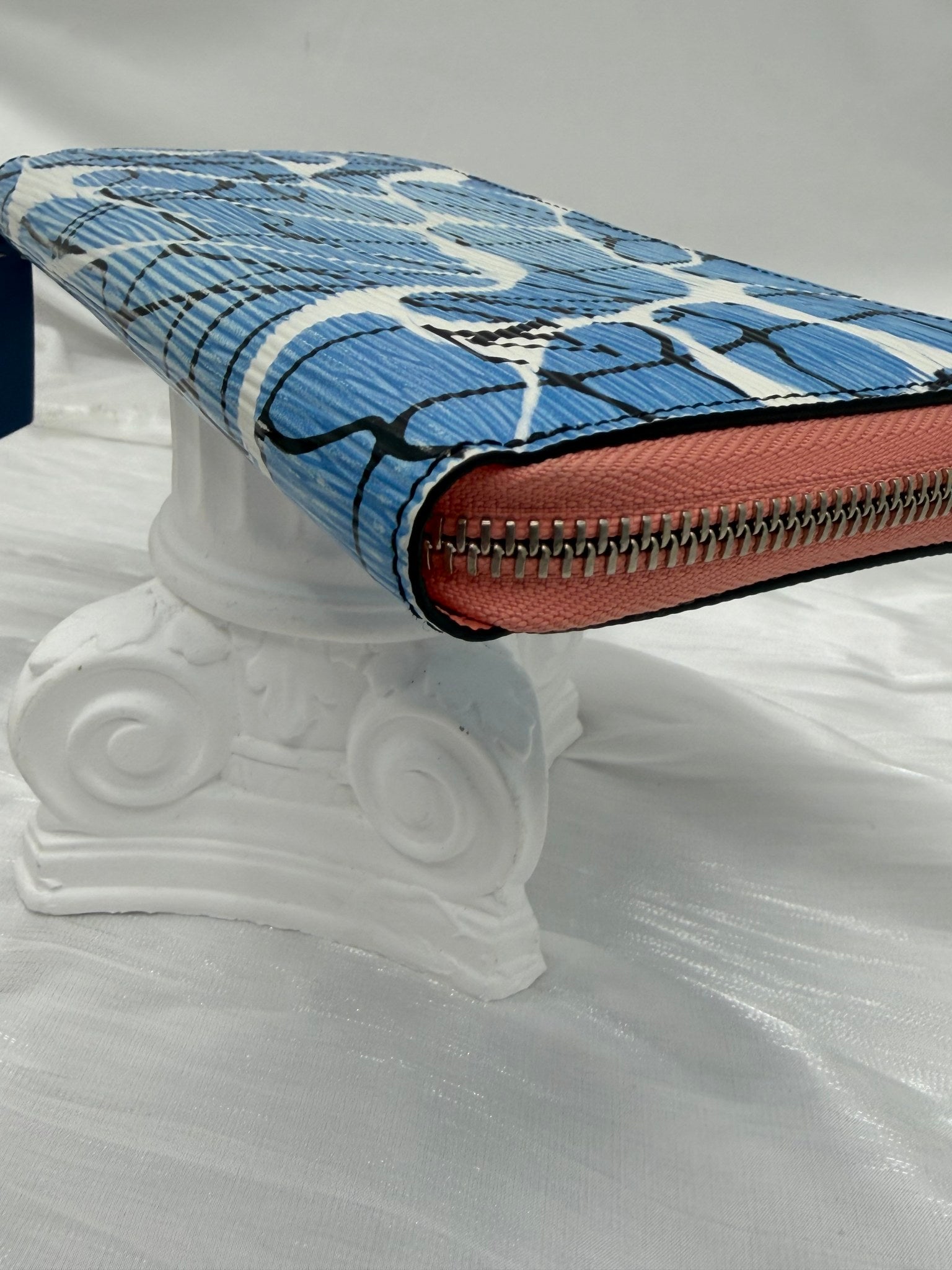 Louis Vuitton Aqua Print Epi Limited Edition Zippy Wallet