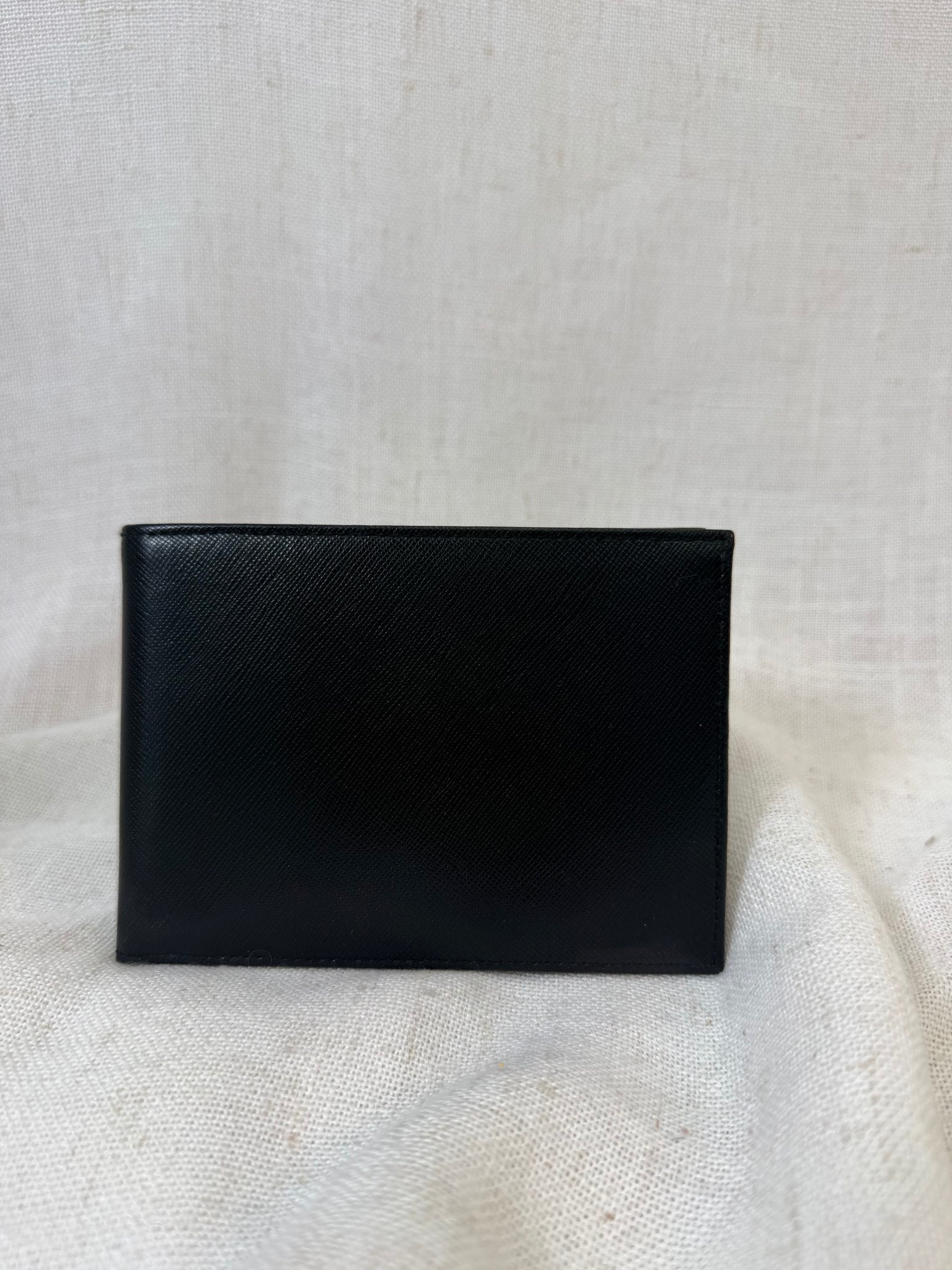 Prada Black Saffiano Leather Bifold Wallet