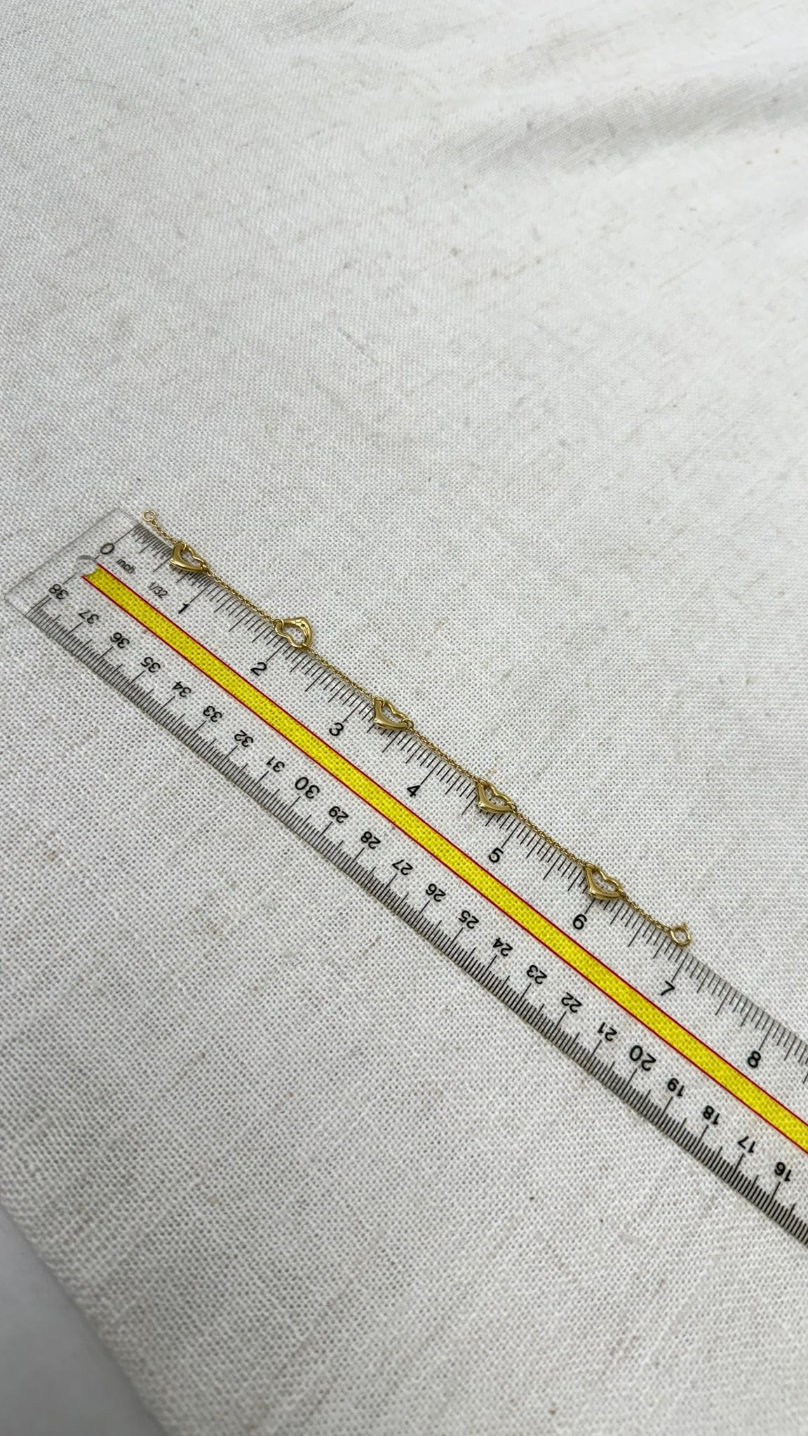 Tiffany 18k Gold Open Heart Bracelet