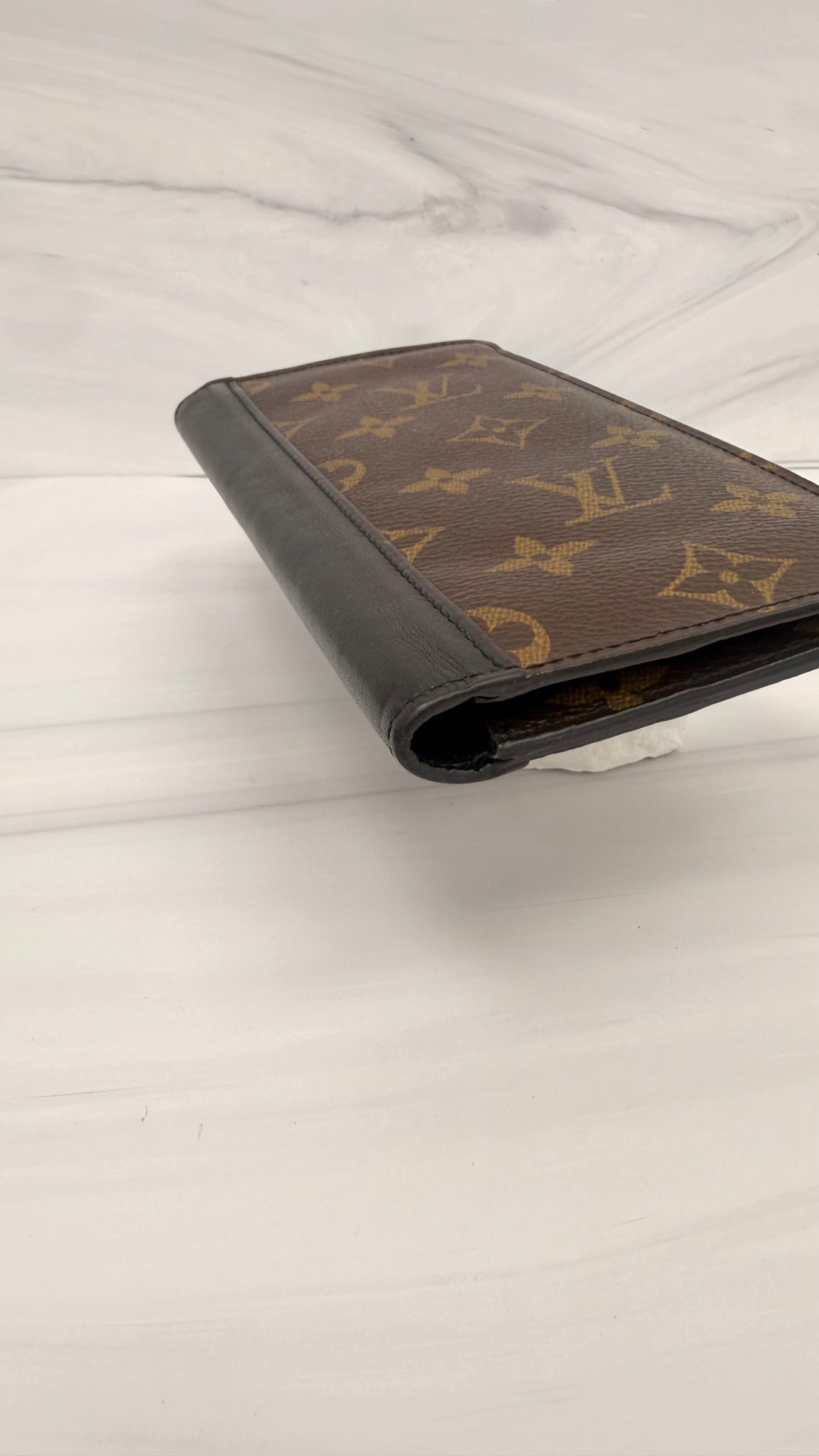 Louis Vuitton Monogram Macassar Brazza Wallet