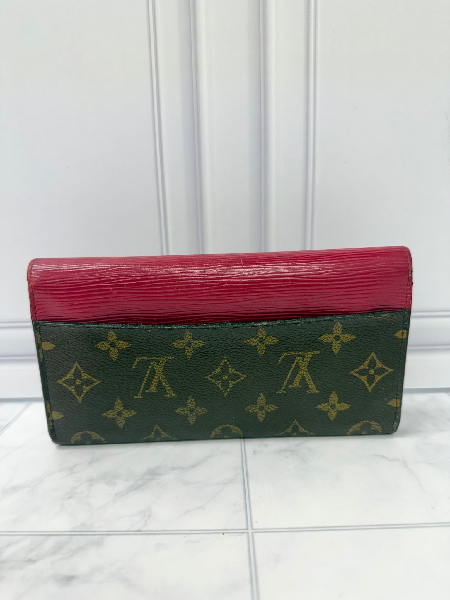Louis Vuitton Monogram Purple Epi Leather Marie Lou Wallet
