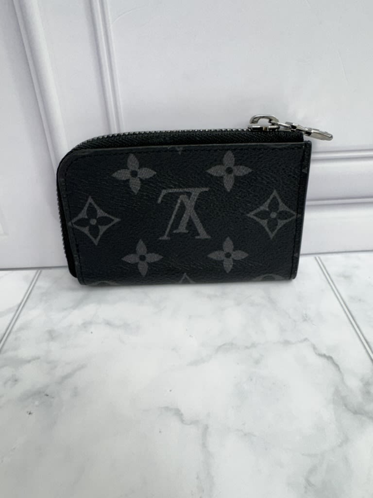 Louis Vuitton Eclipse Monogram Porte Monnaie Jour Coin Case