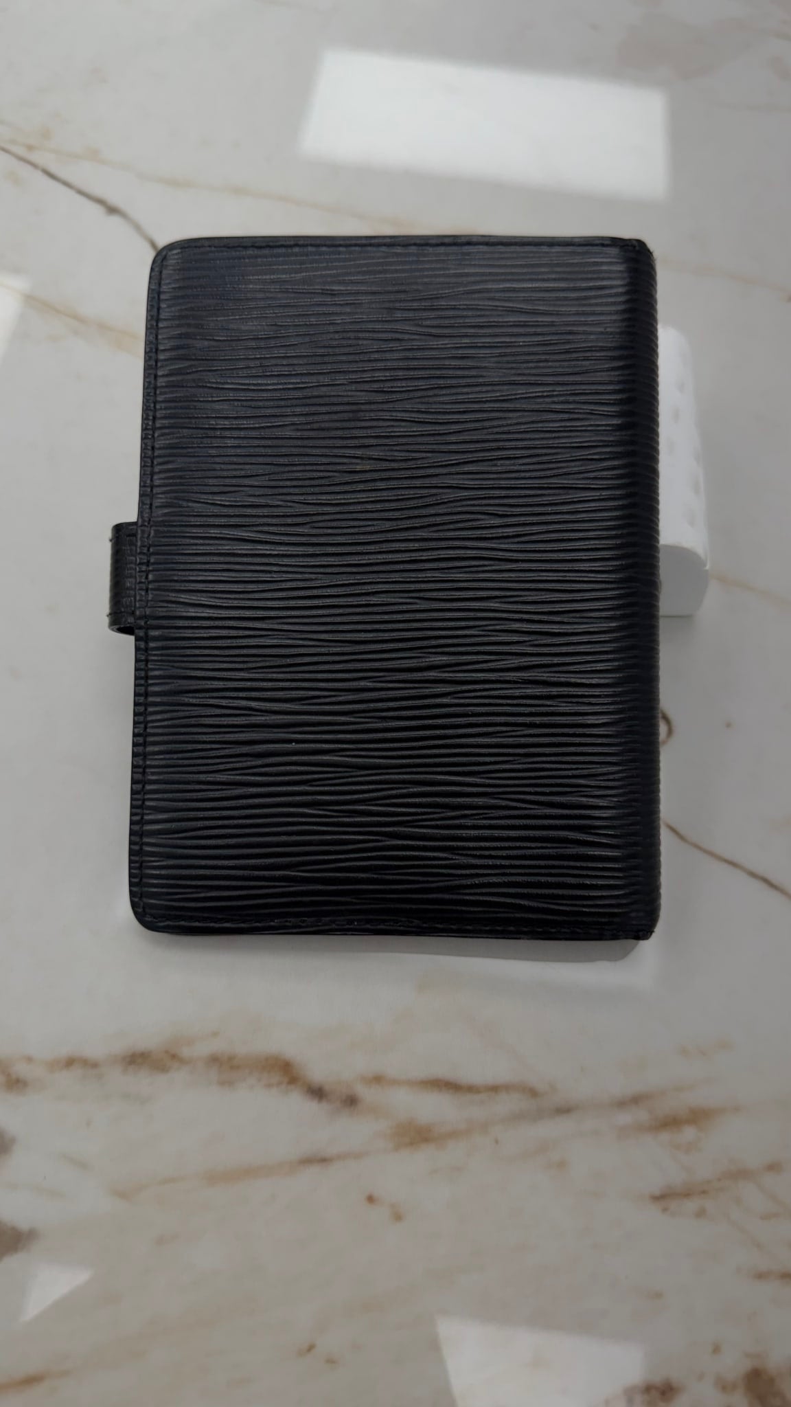 Louis Vuitton Black Epi Passport Agenda PM