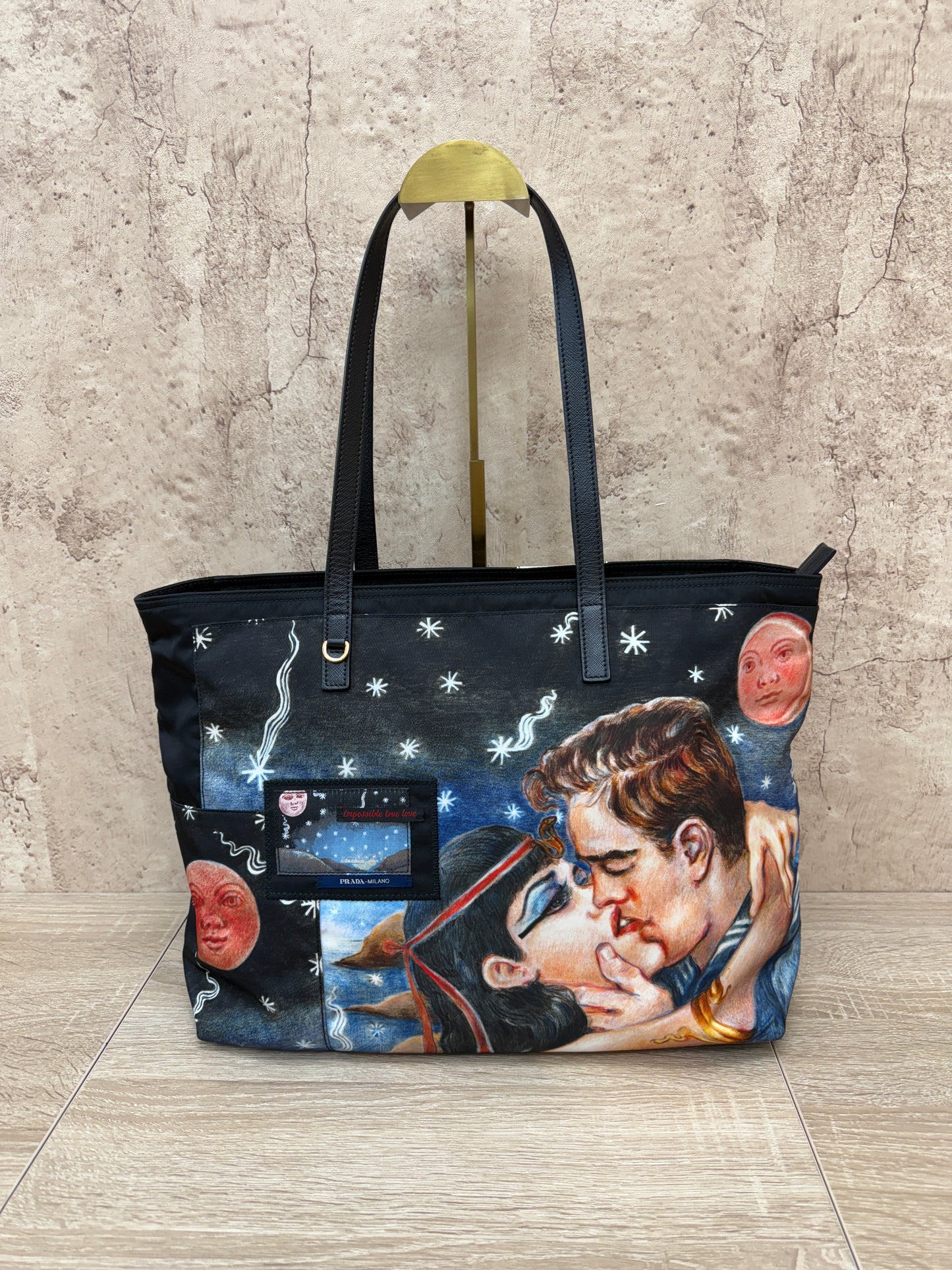Prada Impossible True Love Nylon Tote
