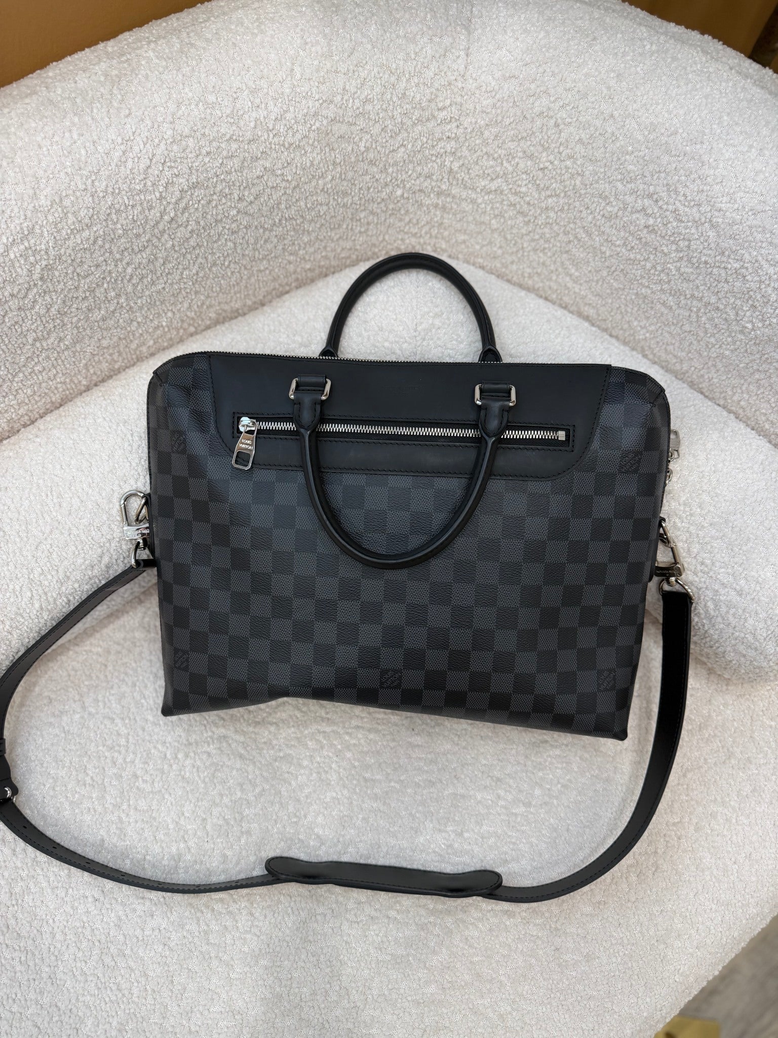 Louis Vuitton Damier Graphite Porte Documents Bag
