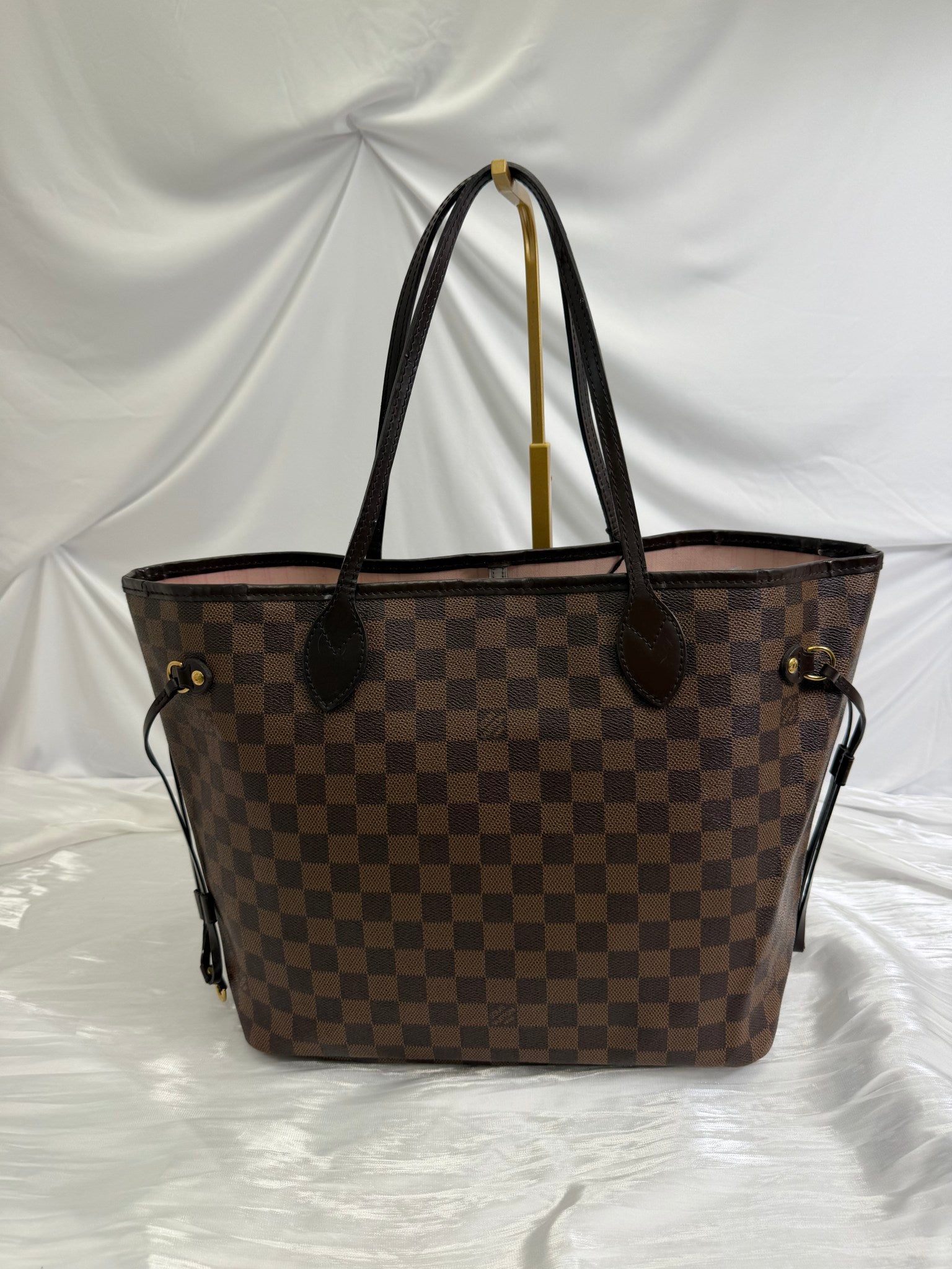 Louis Vuitton Damier Ebene Neverfull MM Ballerine Interior