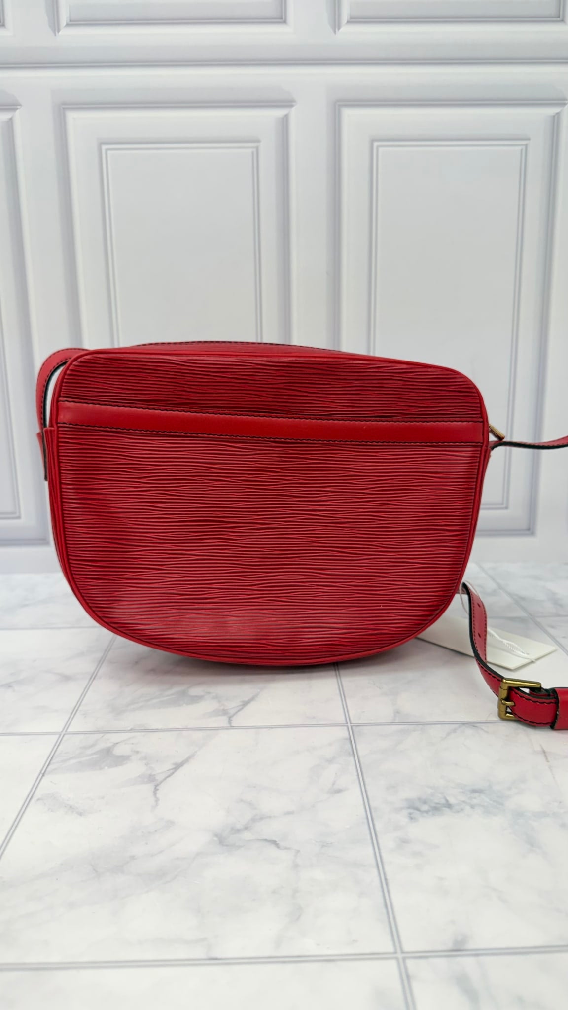 Louis Vuitton Red Epi Leather Jeune Fille Crossbody Bag