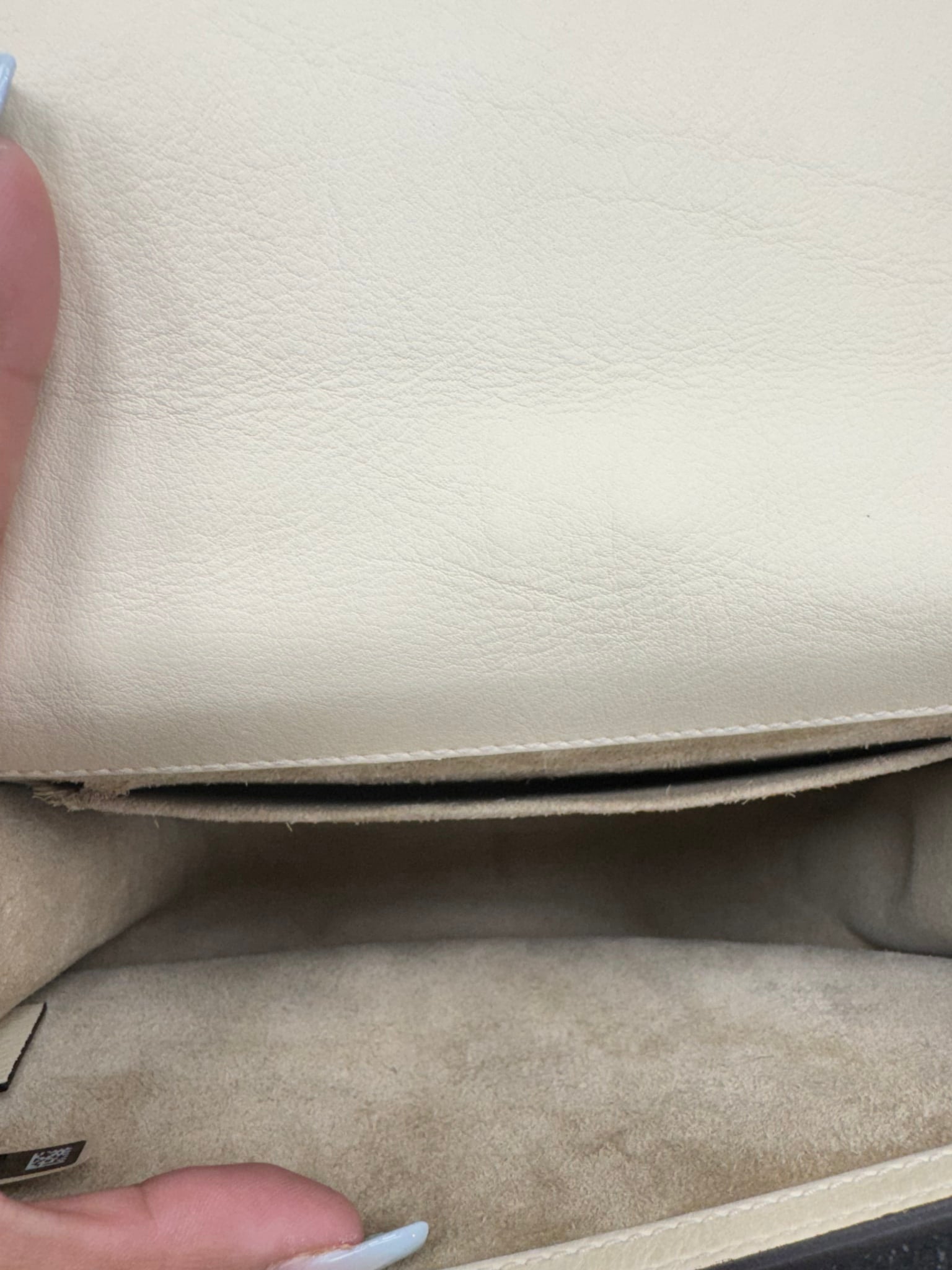 Chloe White Leather Medium Nile Crossbody Bag